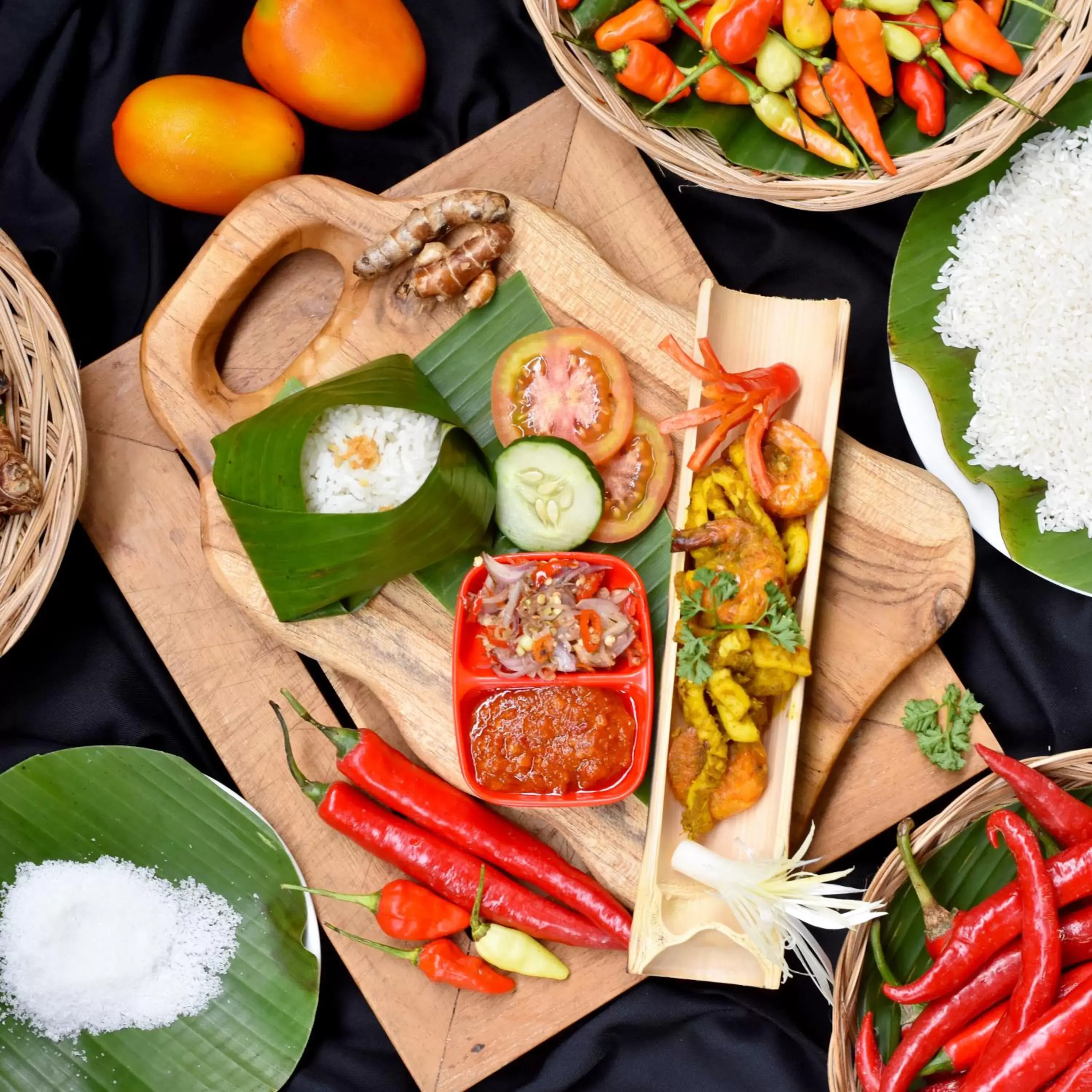 Food close-up in ibis Bali Legian Street