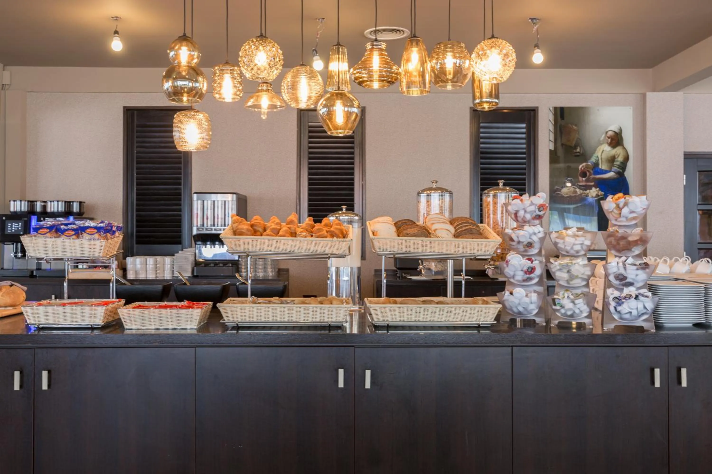 Buffet breakfast in New West Inn Amsterdam