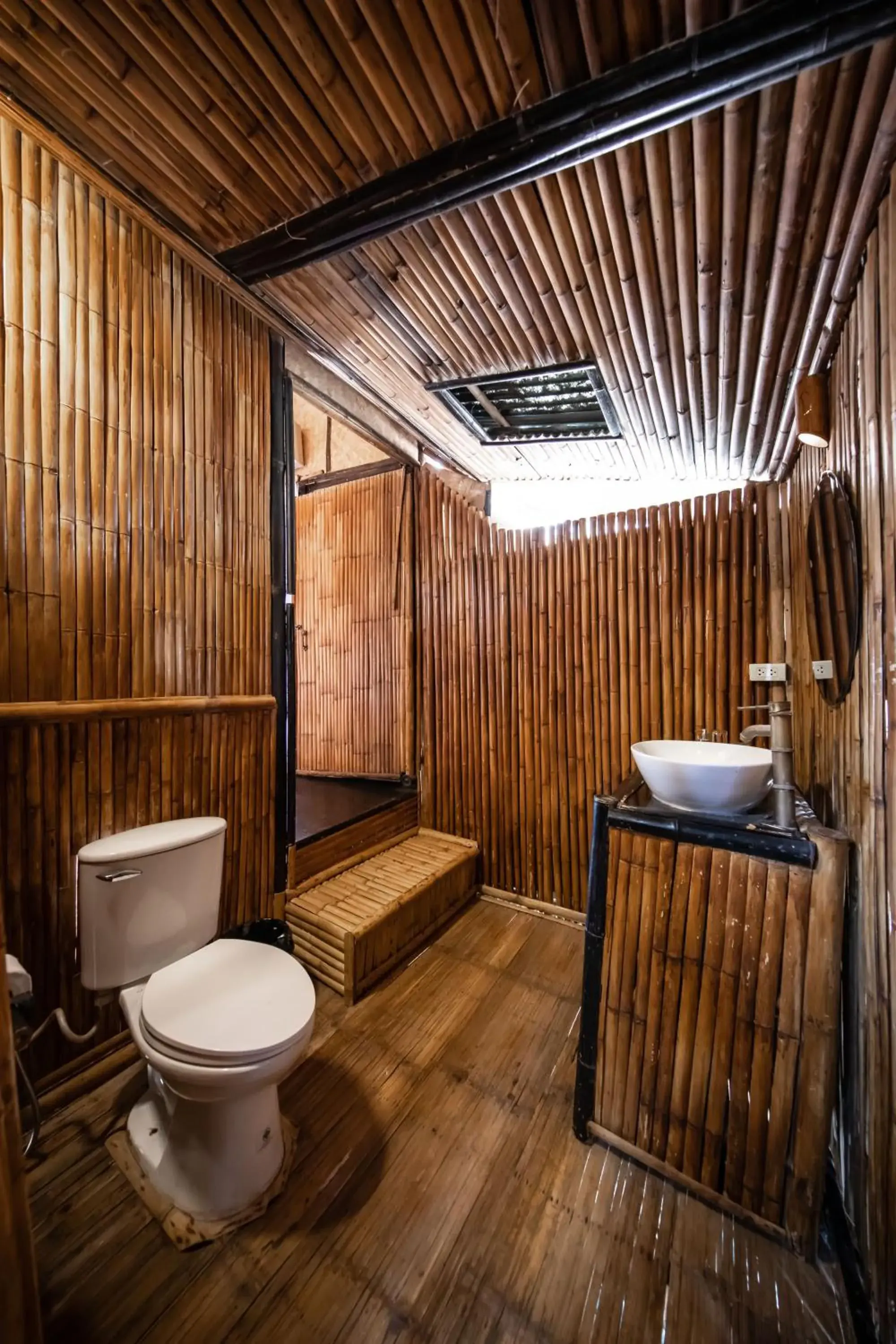 Bathroom in Eco Lanta Hideaway Beach Resort