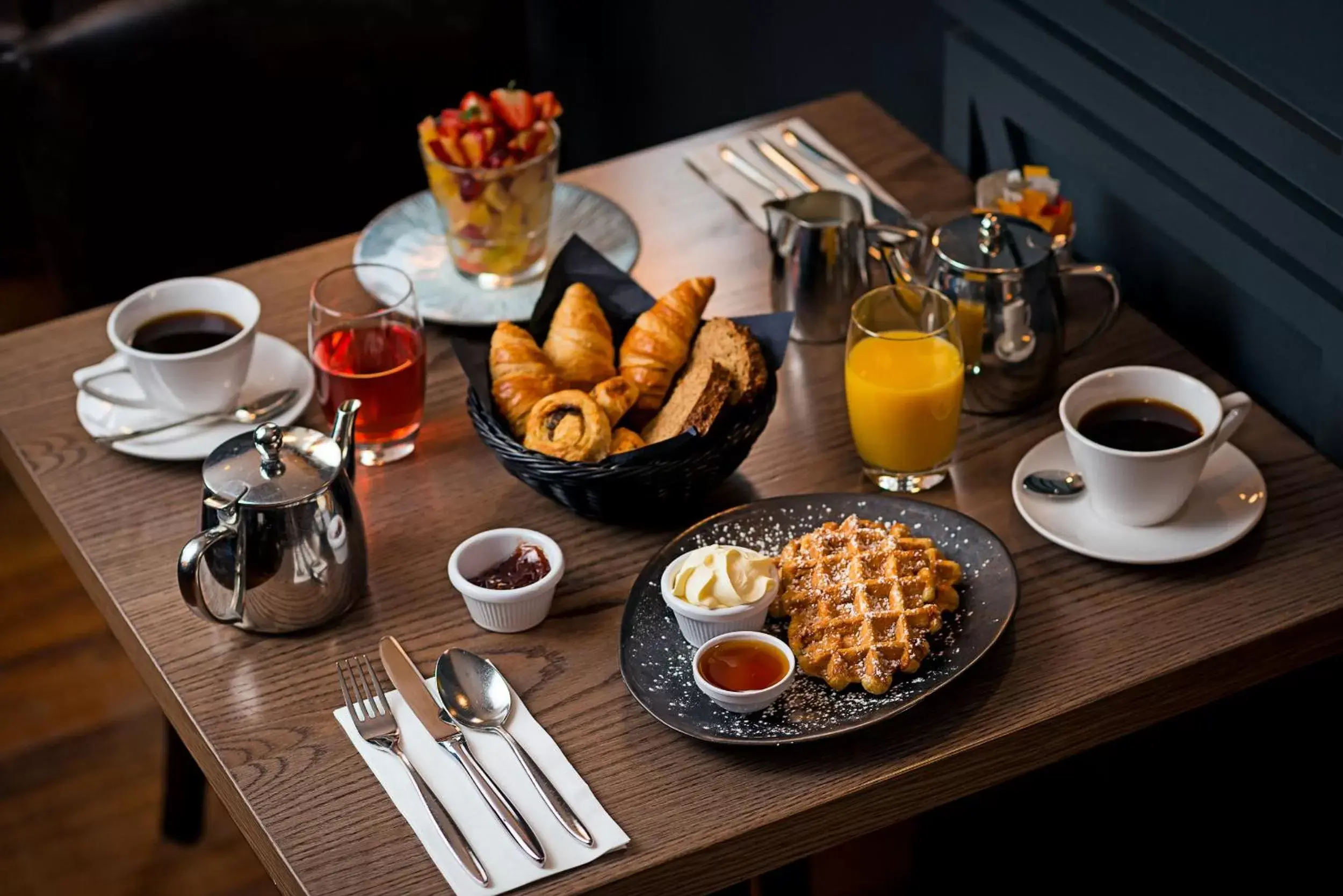 Food close-up, Breakfast in George Limerick Hotel