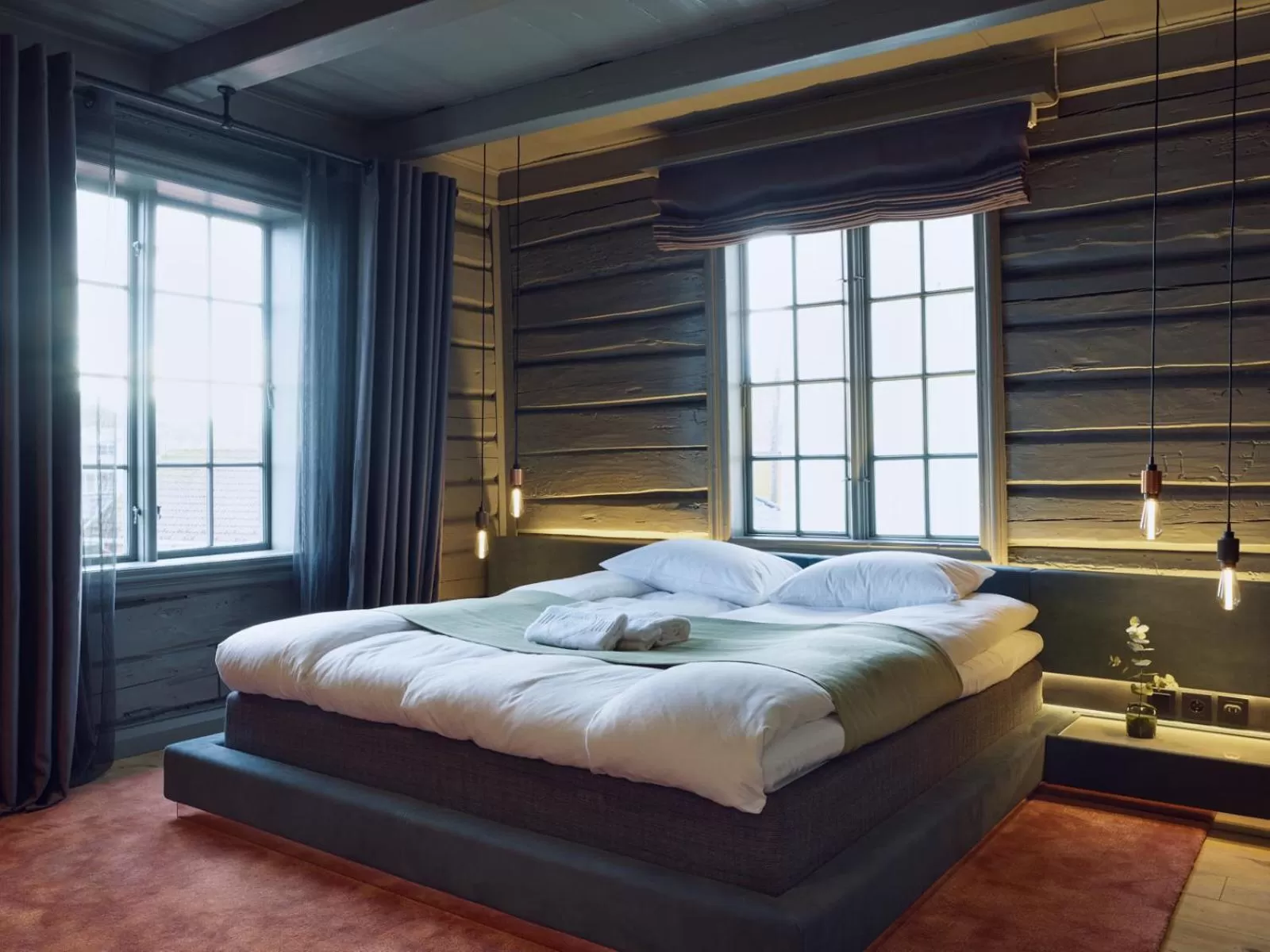 Bedroom, Bed in Tollboden Hotell - Unike Hoteller