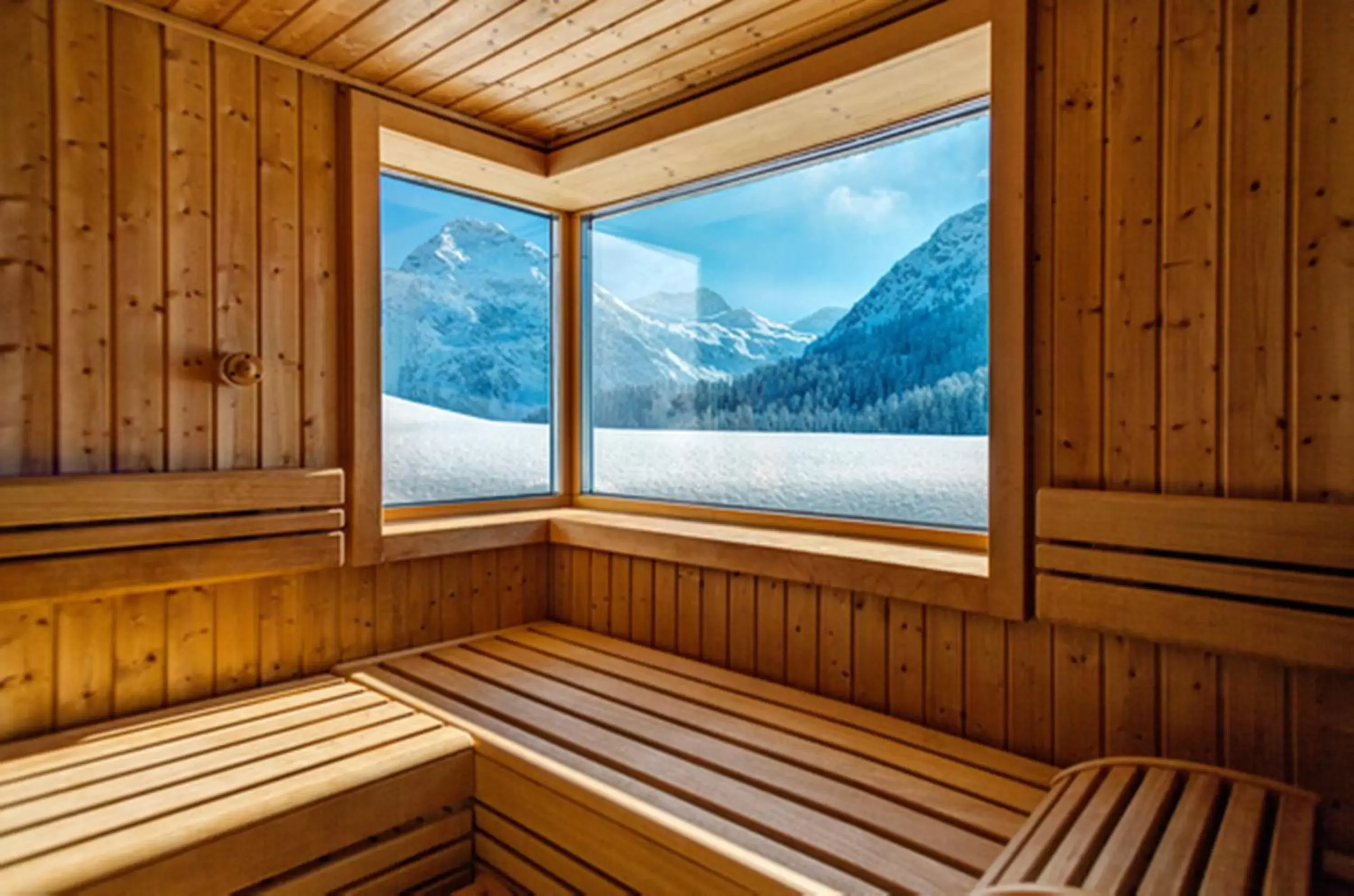 Sauna, Mountain View in Arosa Kulm Hotel & Alpin Spa