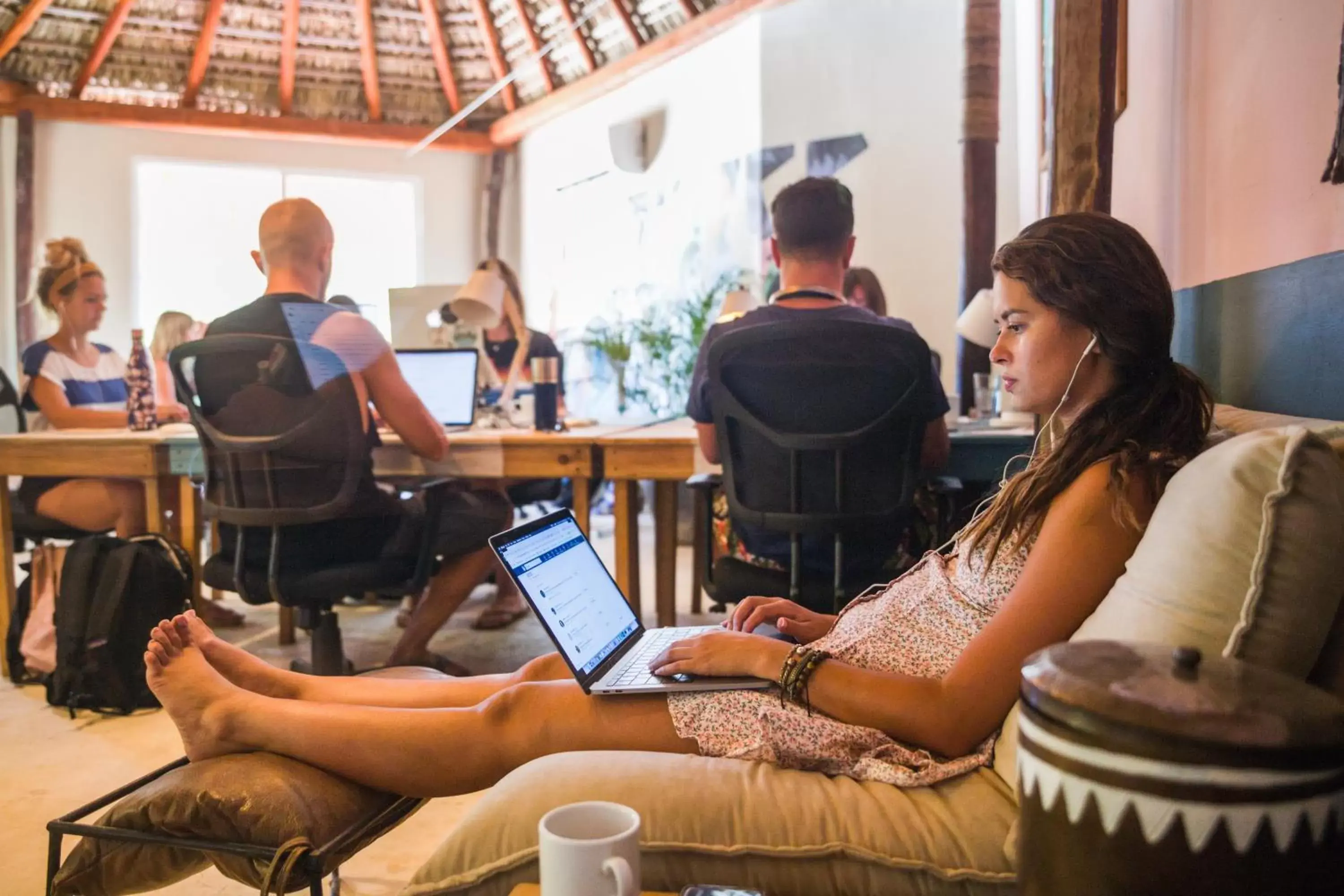 Meeting/conference room in Selina Puerto Escondido