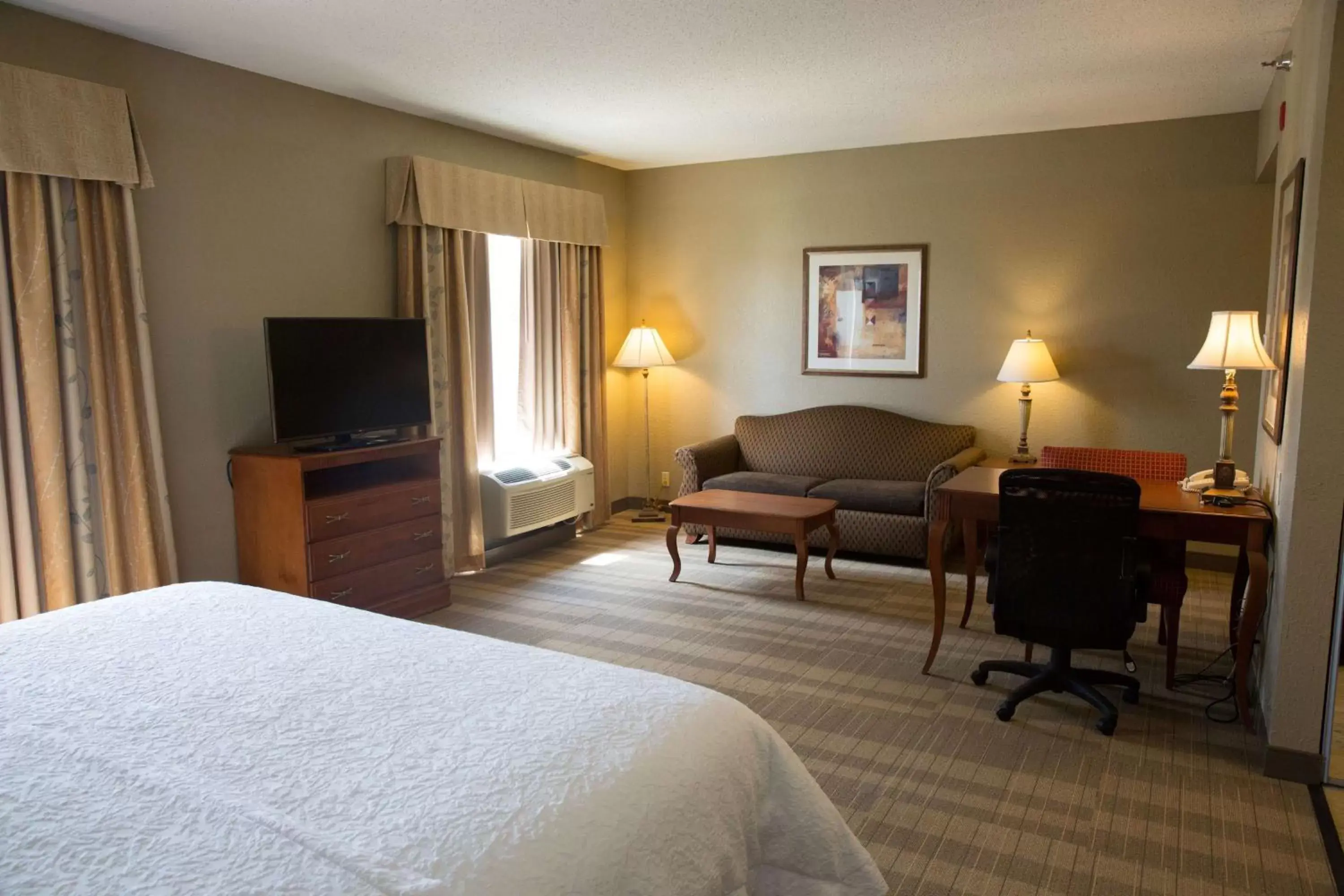 Bed, TV/Entertainment Center in Hampton Inn & Suites Grenada