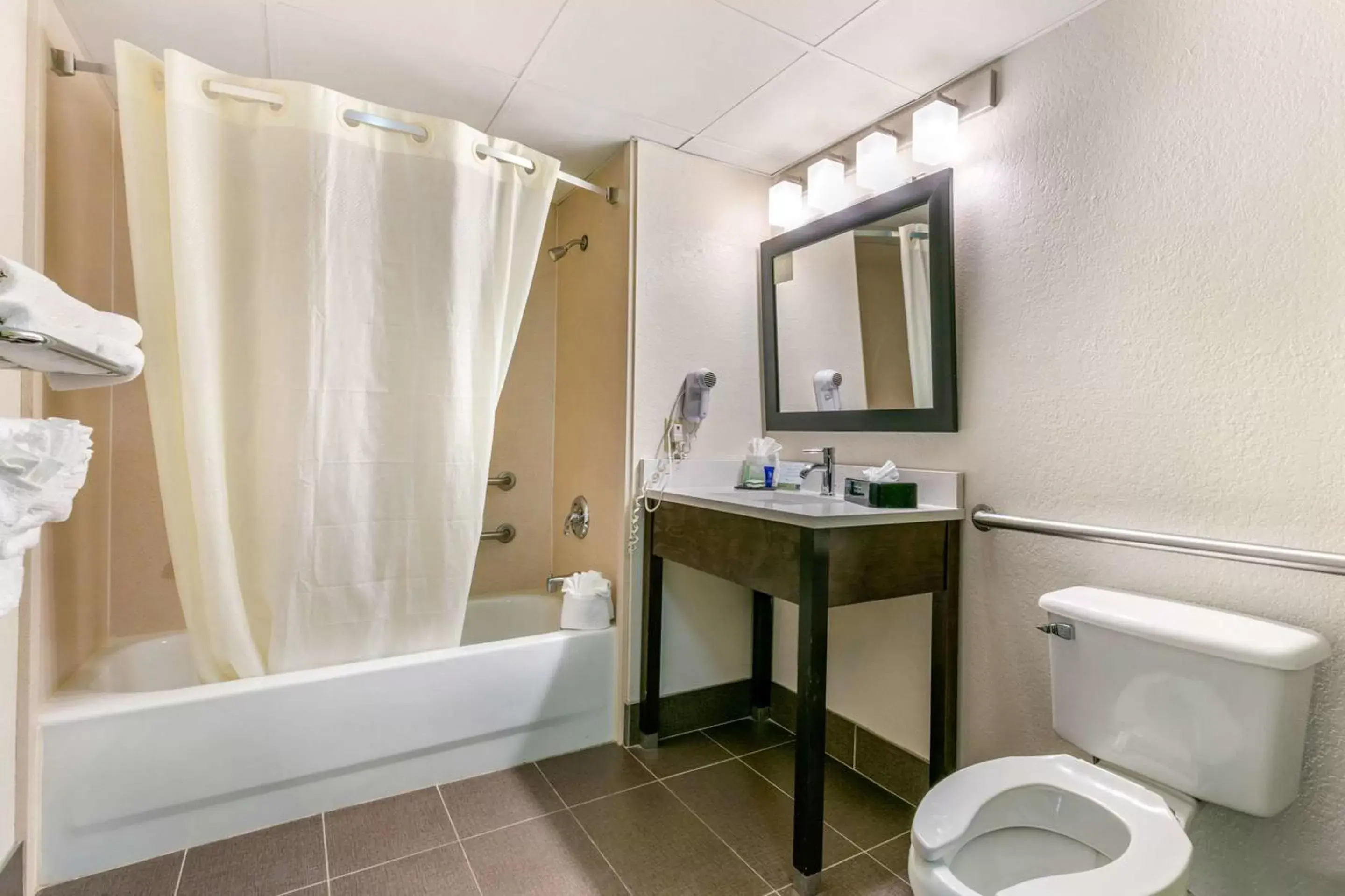 Bathroom in Sleep Inn & Suites near Sports World Blvd