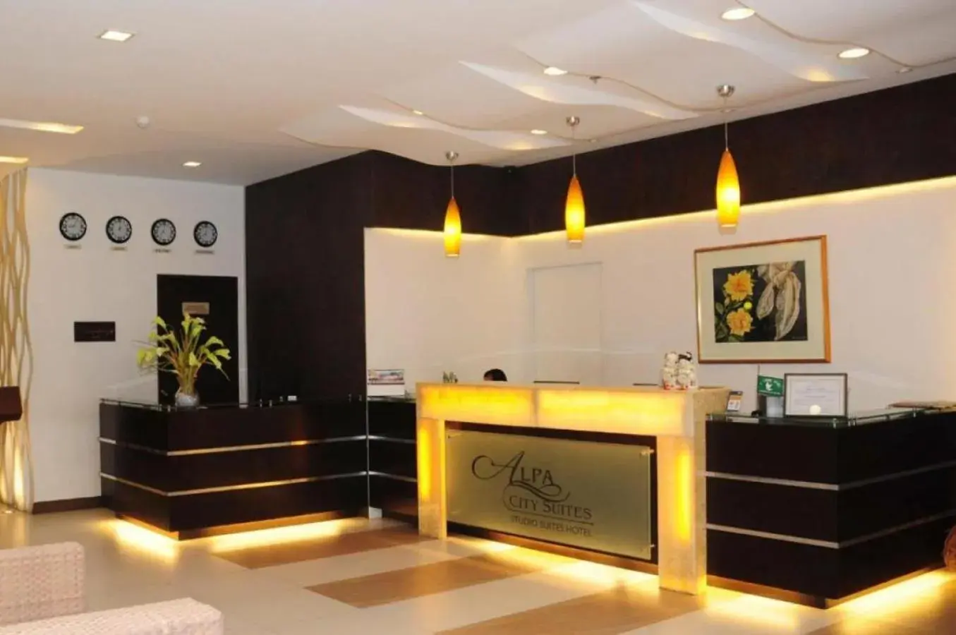 Lobby/Reception in Alpa City Suites Hotel