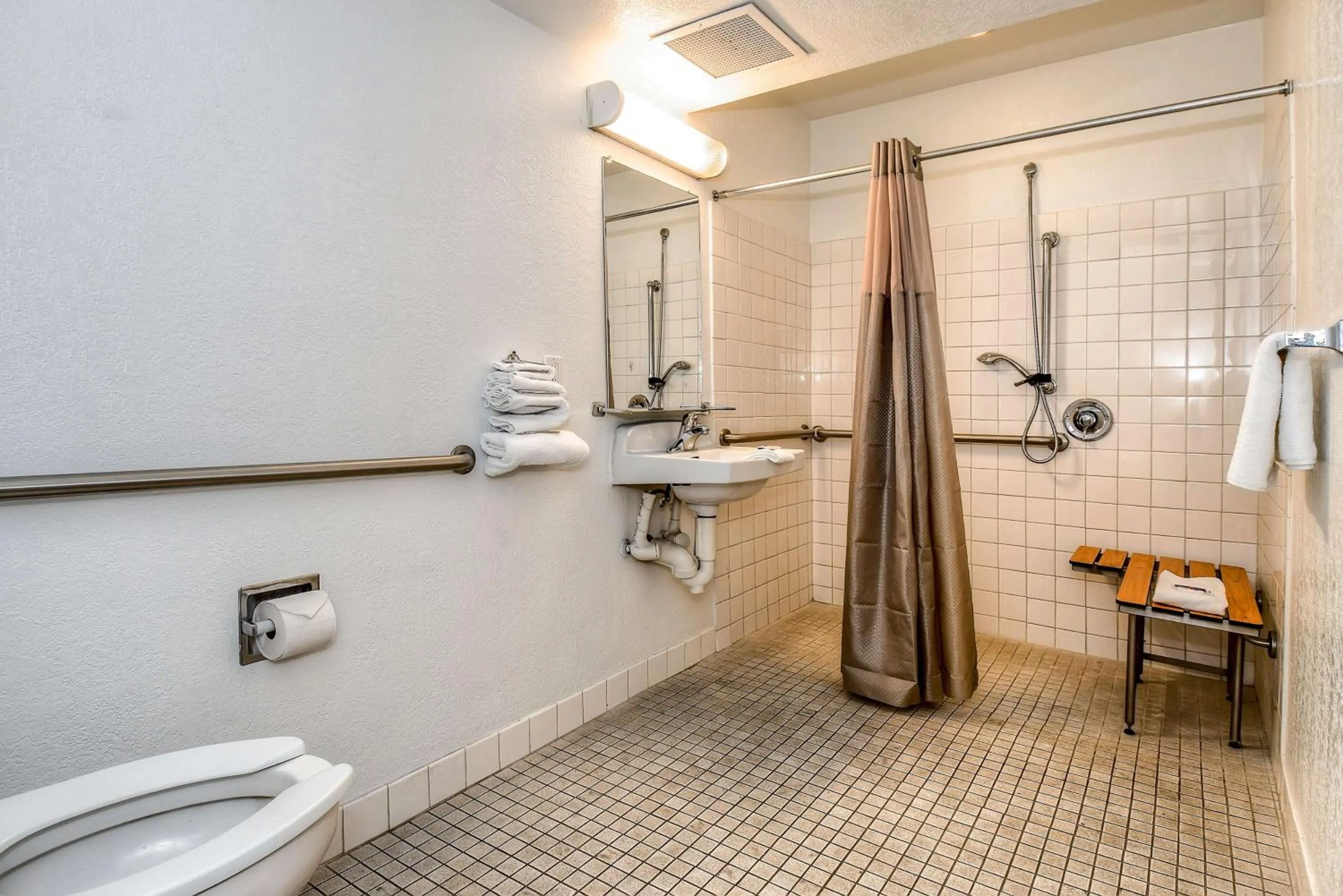 Shower in Motel 6-Corona, CA