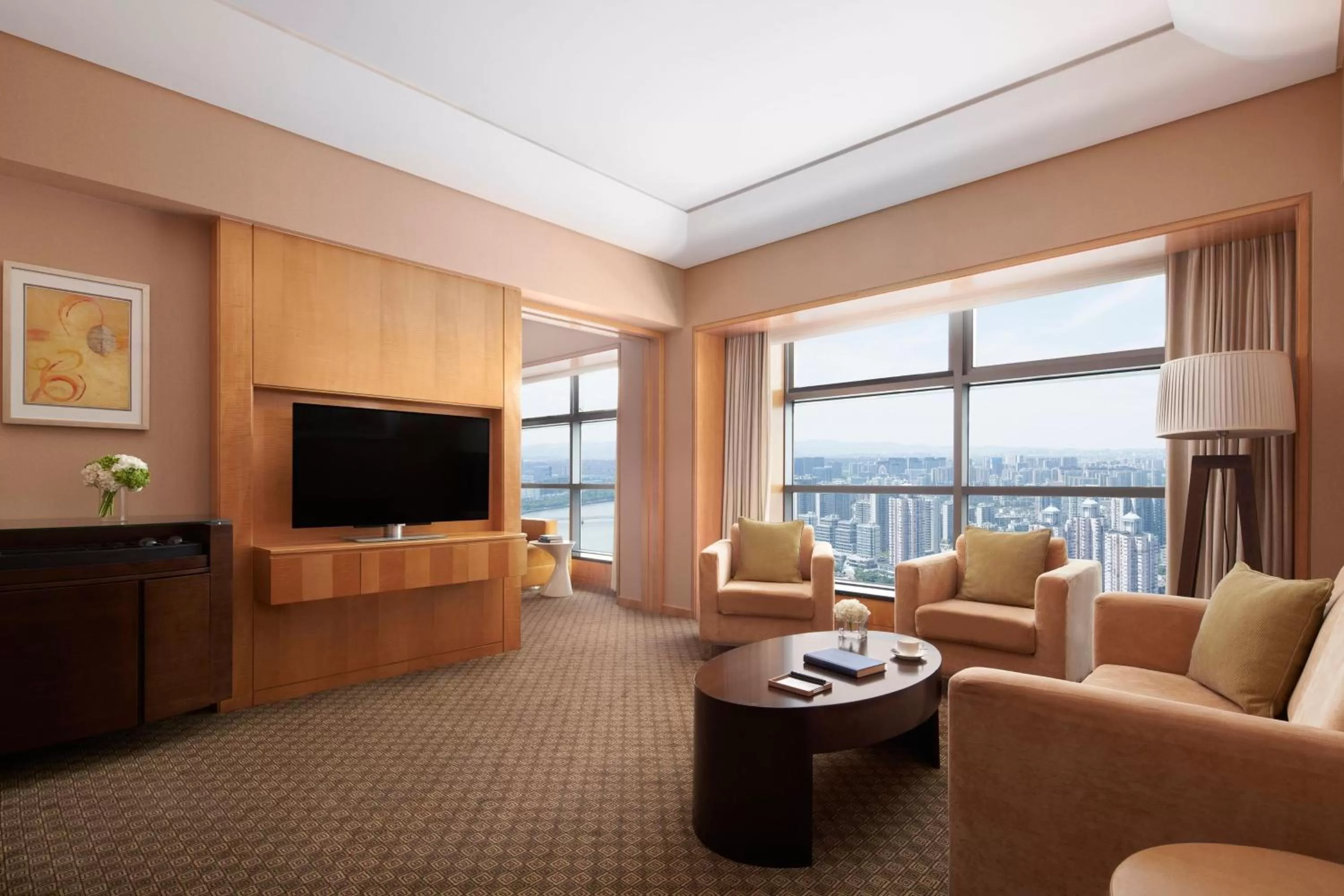 Living room in Ningbo Marriott Hotel