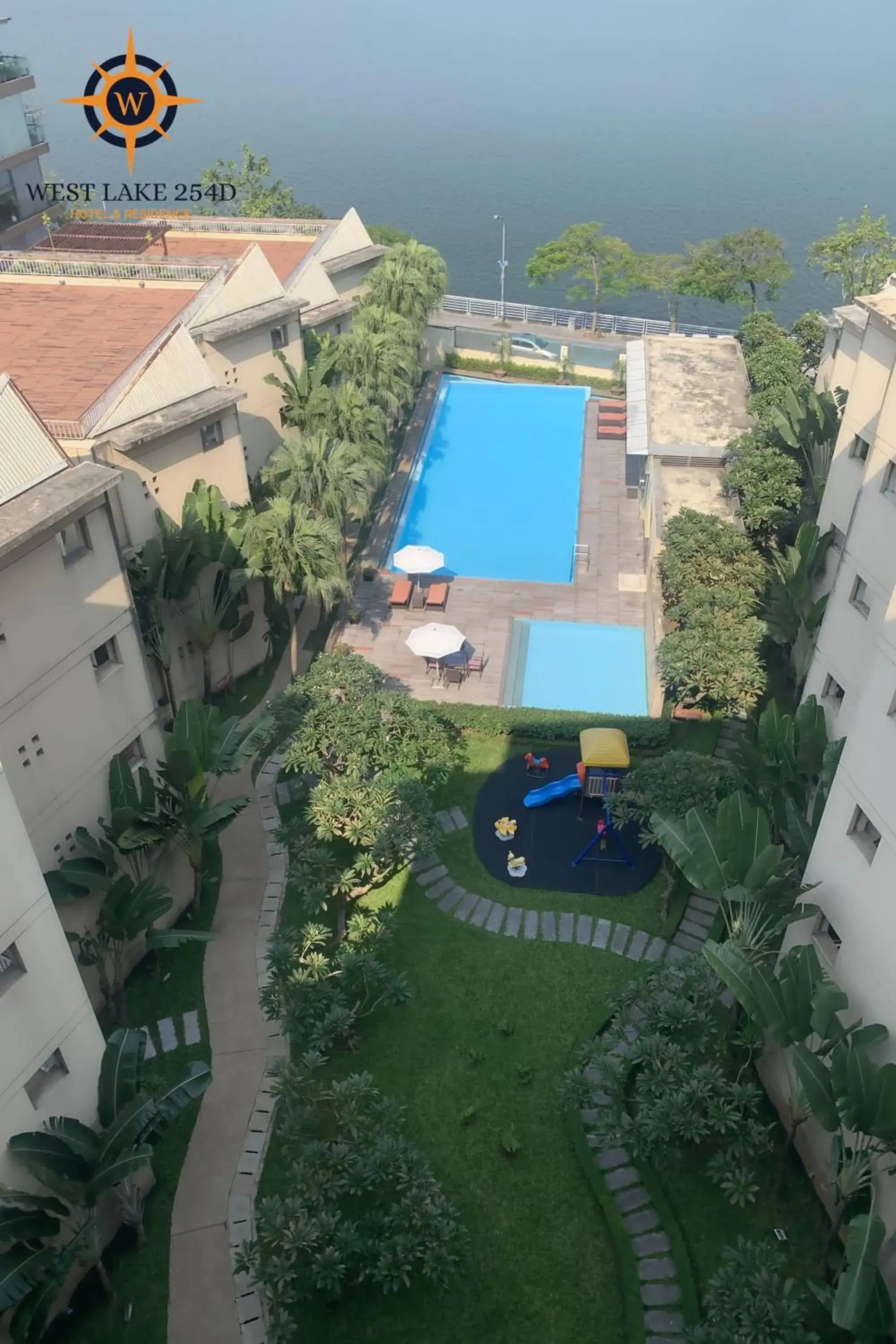 Garden, Bird's-eye View in West Lake 254D Hotel & Residence