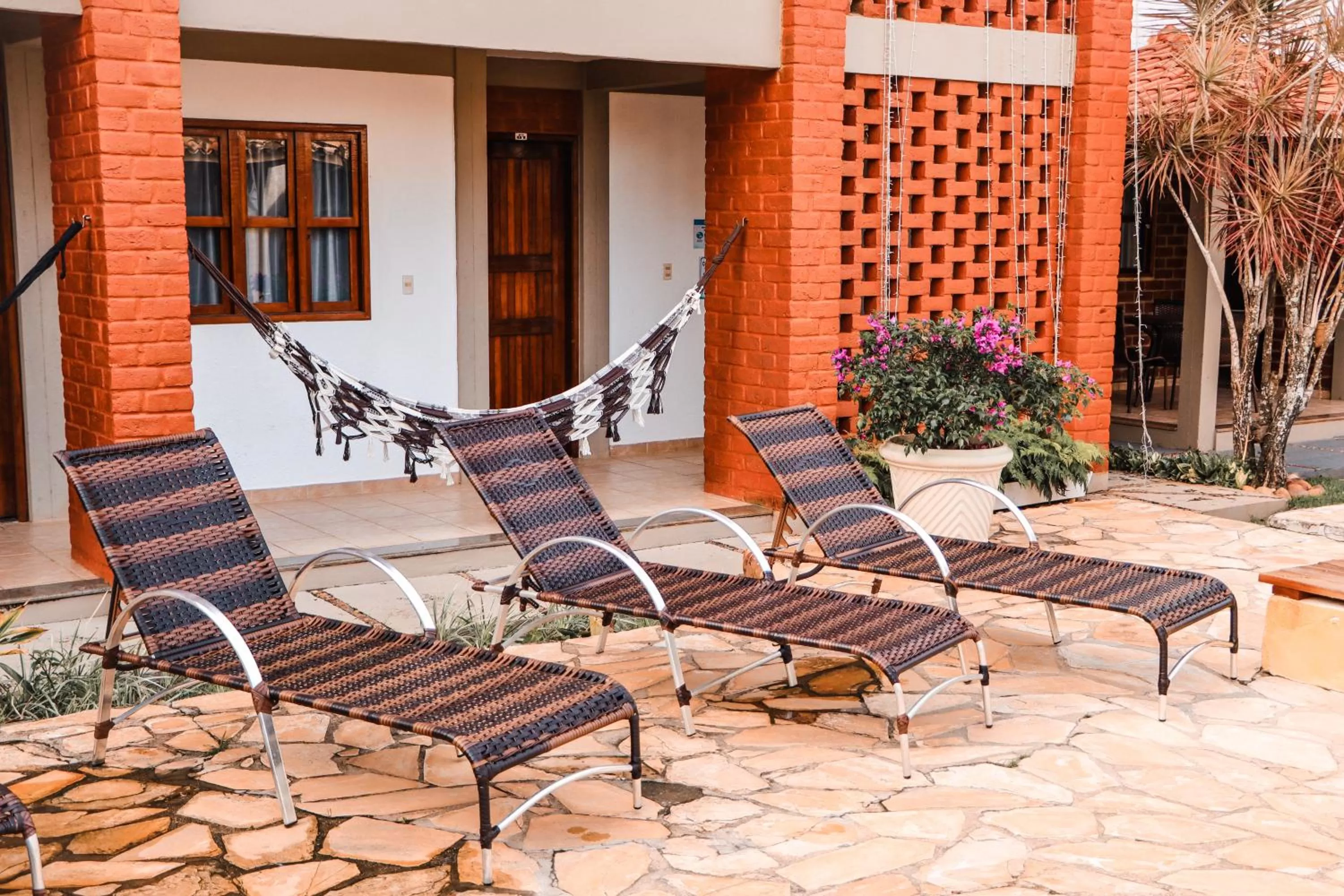 Garden in Pousada e Chale Porto Paraiso