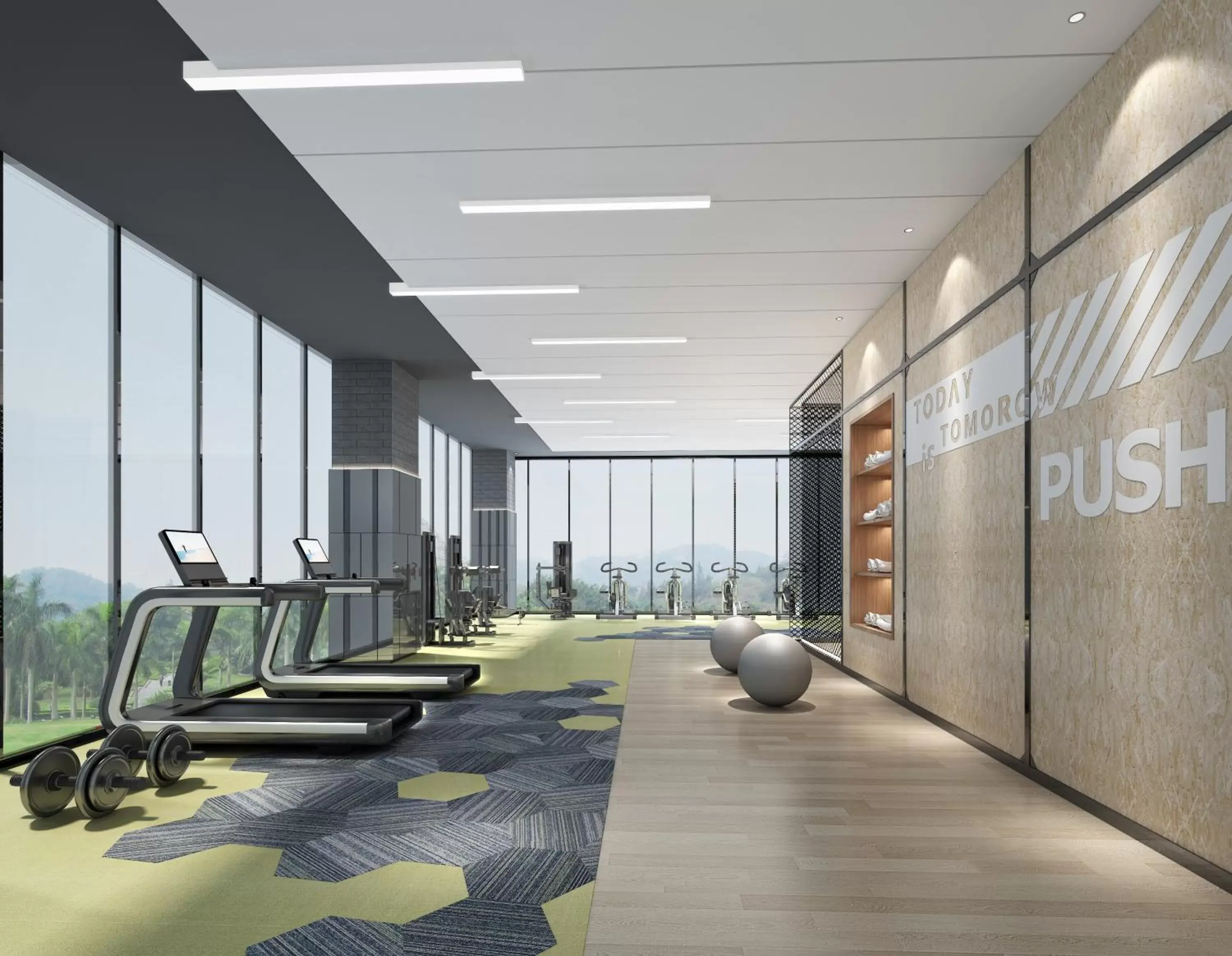 Fitness centre/facilities in Holiday Inn Guangzhou South Lake-an lHG Hotel Fitness centre/facilities in Holiday Inn Guangzhou South Lake-an lHG Hotel