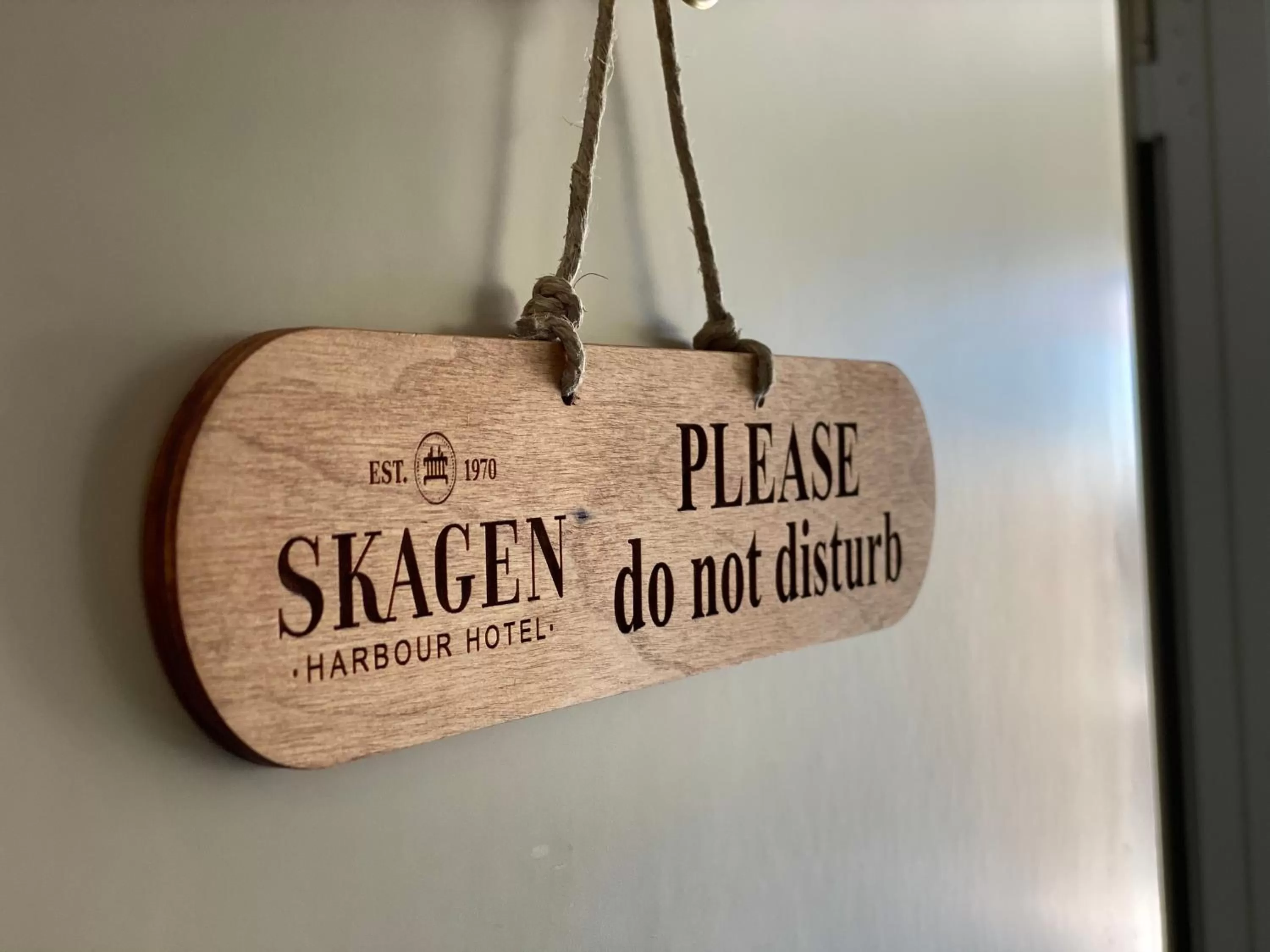 Logo/Certificate/Sign in Skagen Harbour Hotel