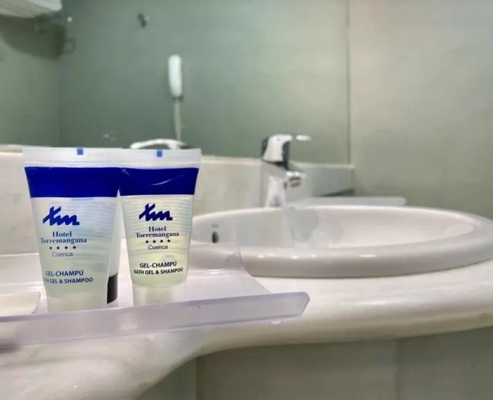 Bathroom in Hotel Torremangana