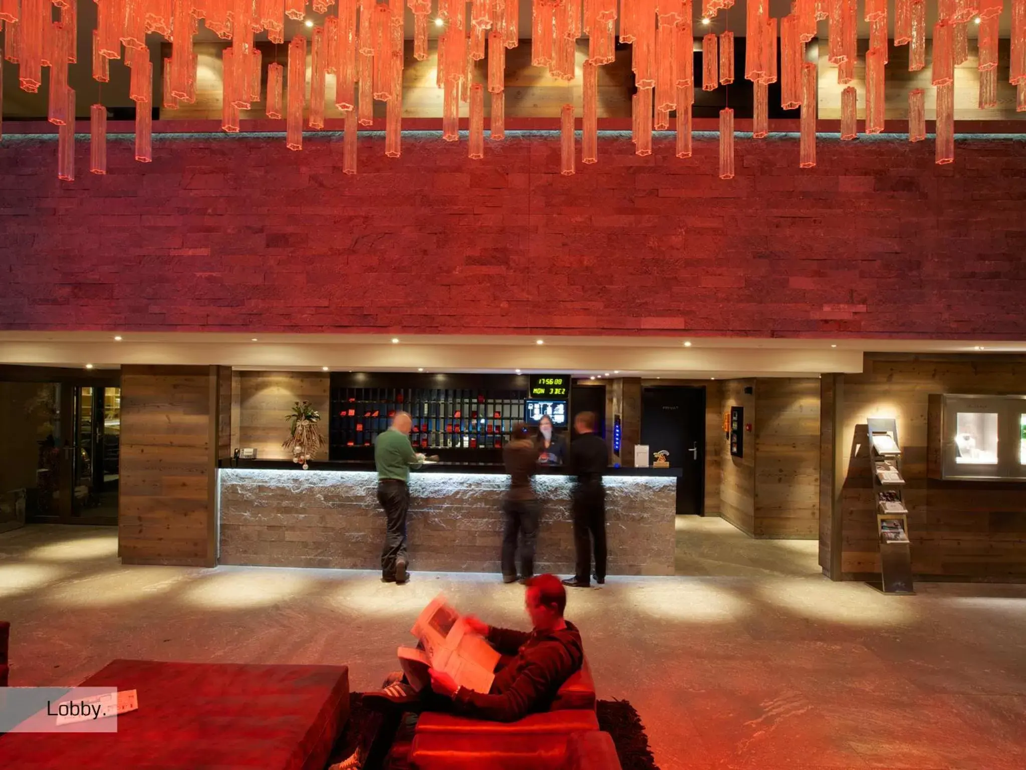 Lobby or reception in Grischa - Das Hotel Davos Lobby or reception in Grischa - Das Hotel Davos