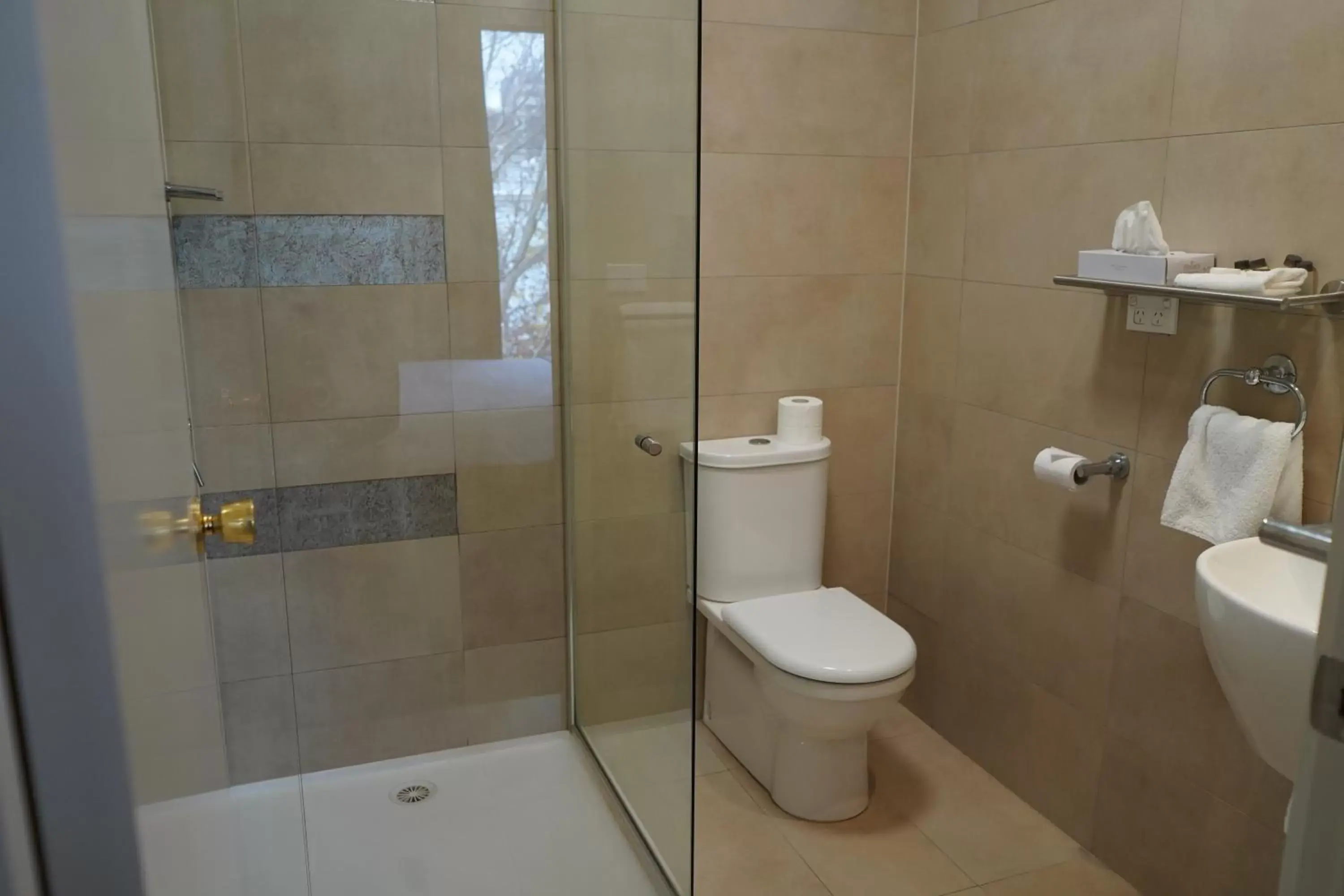 Shower, Bathroom in Carlton Lygon Lodge