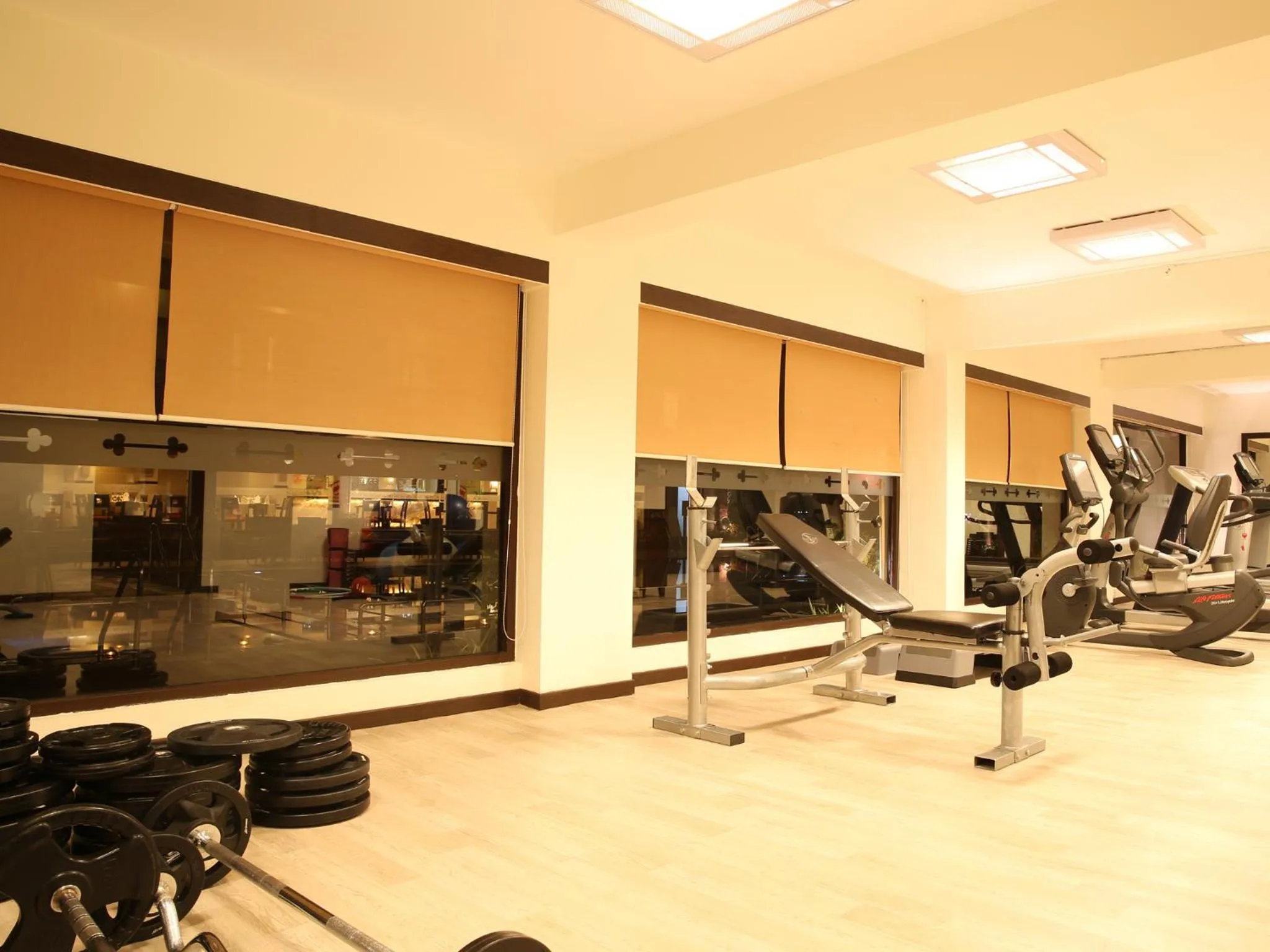Fitness centre/facilities in Deltin Suites