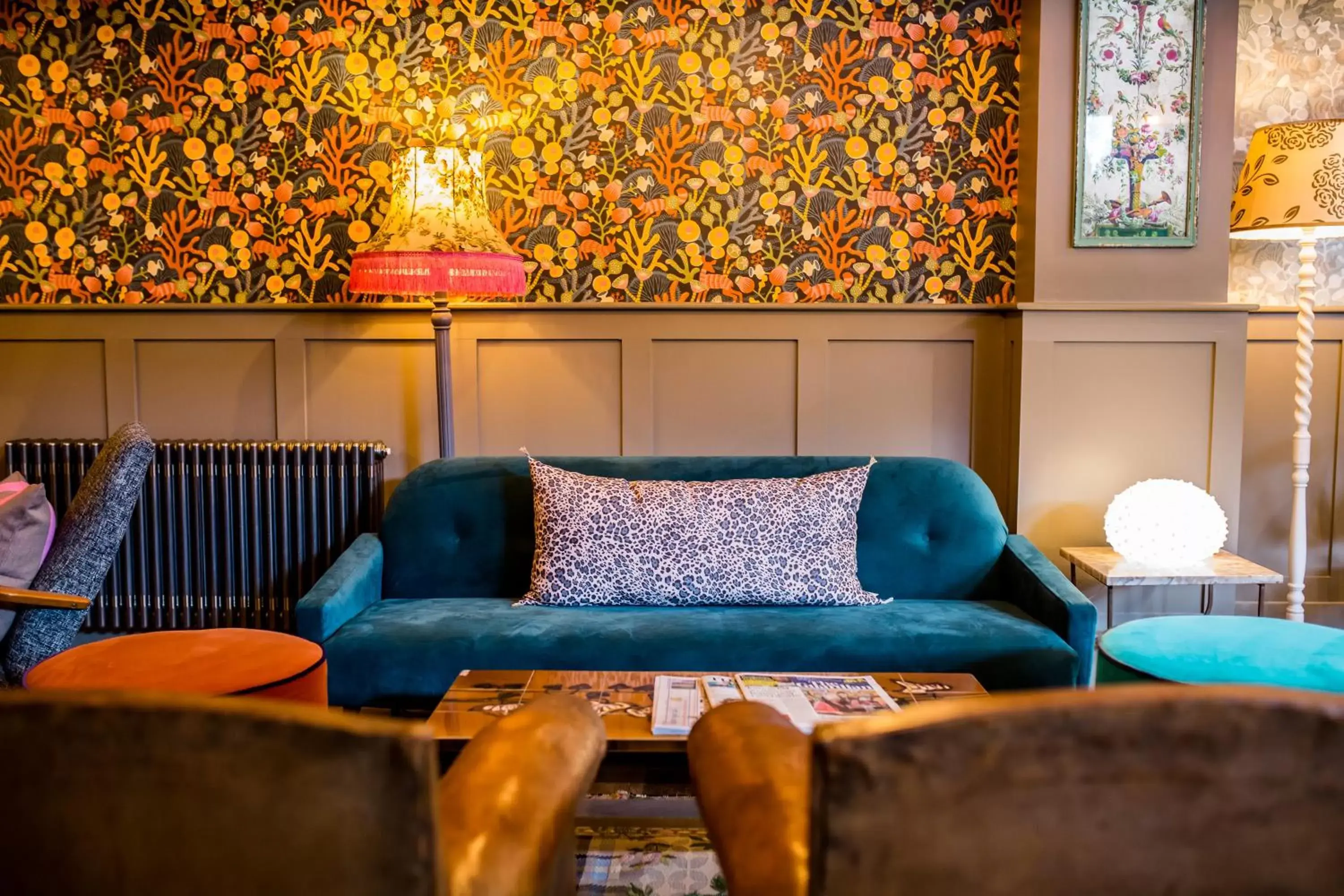 Living room in Moore House Living room in Moore House