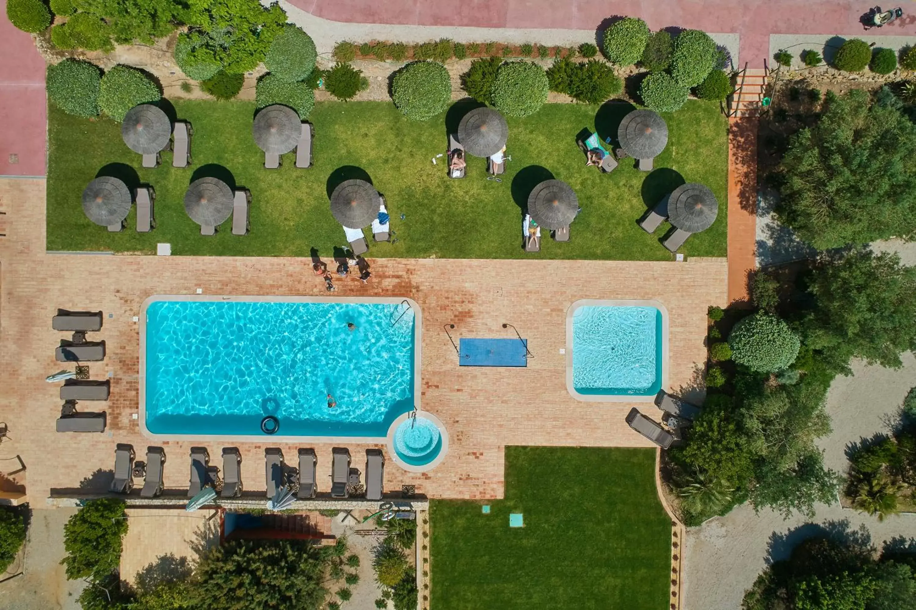 Bird's eye view, Pool View in Hotel Rural Quinta do Marco - Nature & Dining