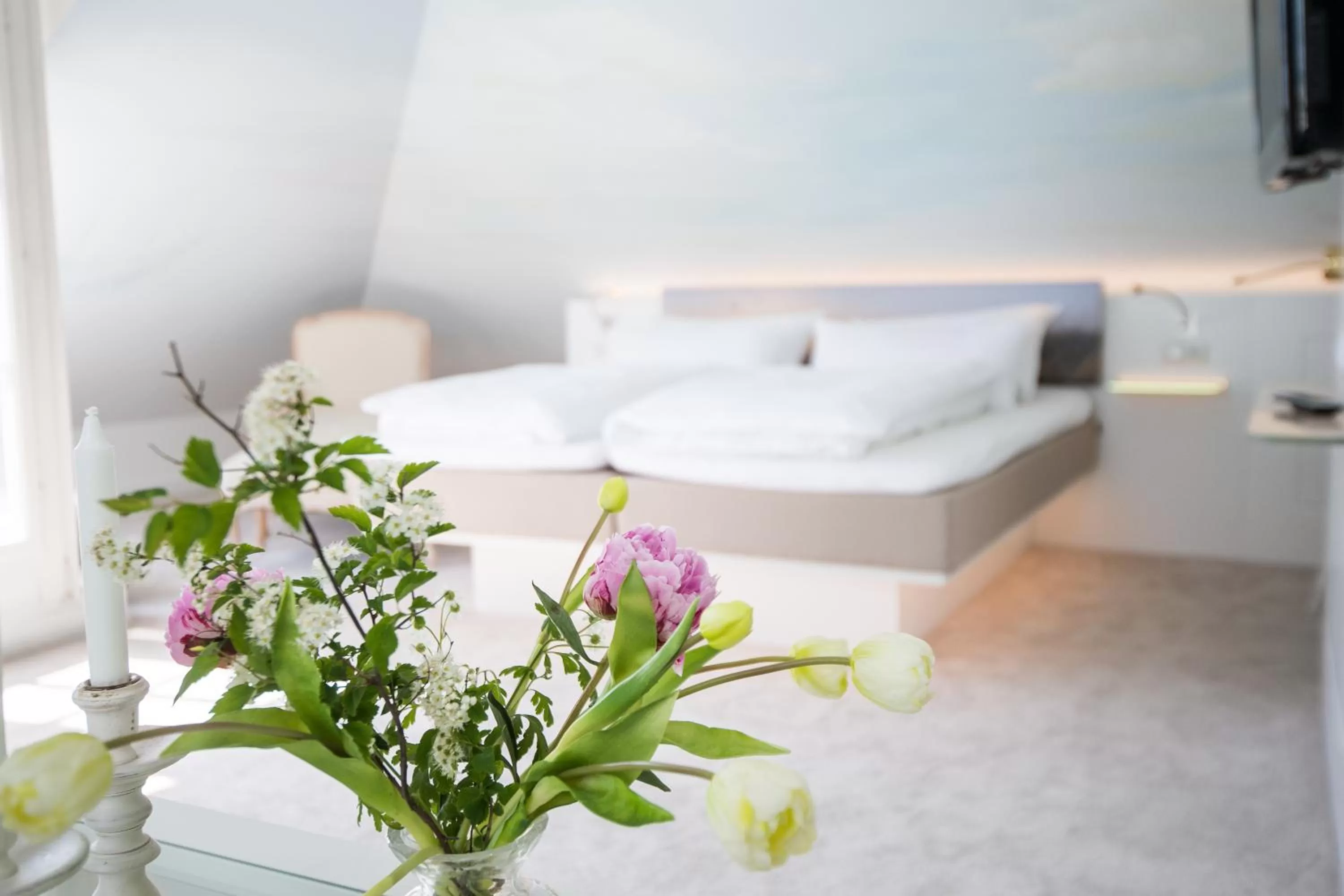 Bedroom, Bed in Lübecker Krönchen