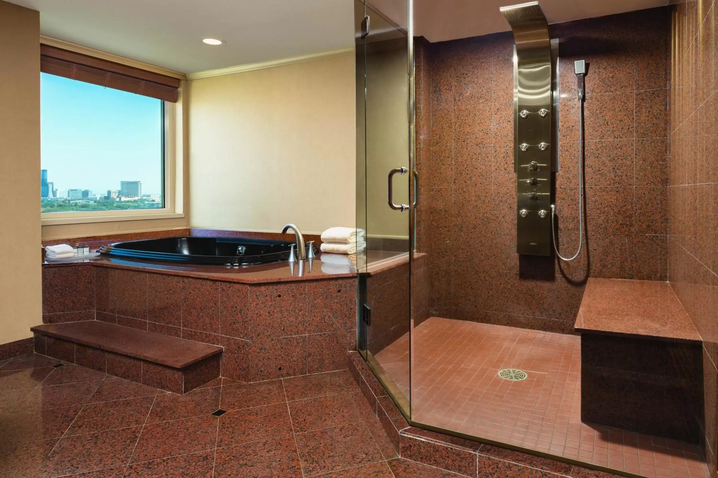 Bathroom in Sheraton Atlantic City Convention Center Hotel