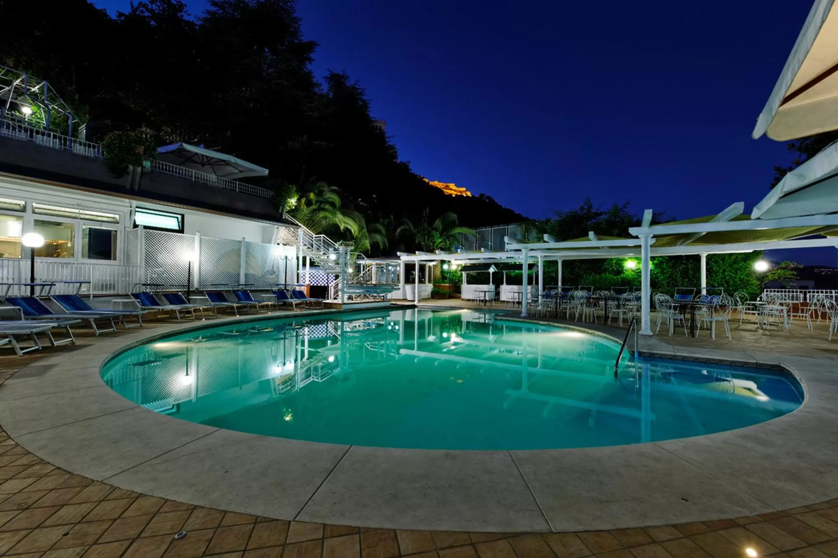 Facade/entrance, Swimming Pool in Hotel Villa Poseidon & Events