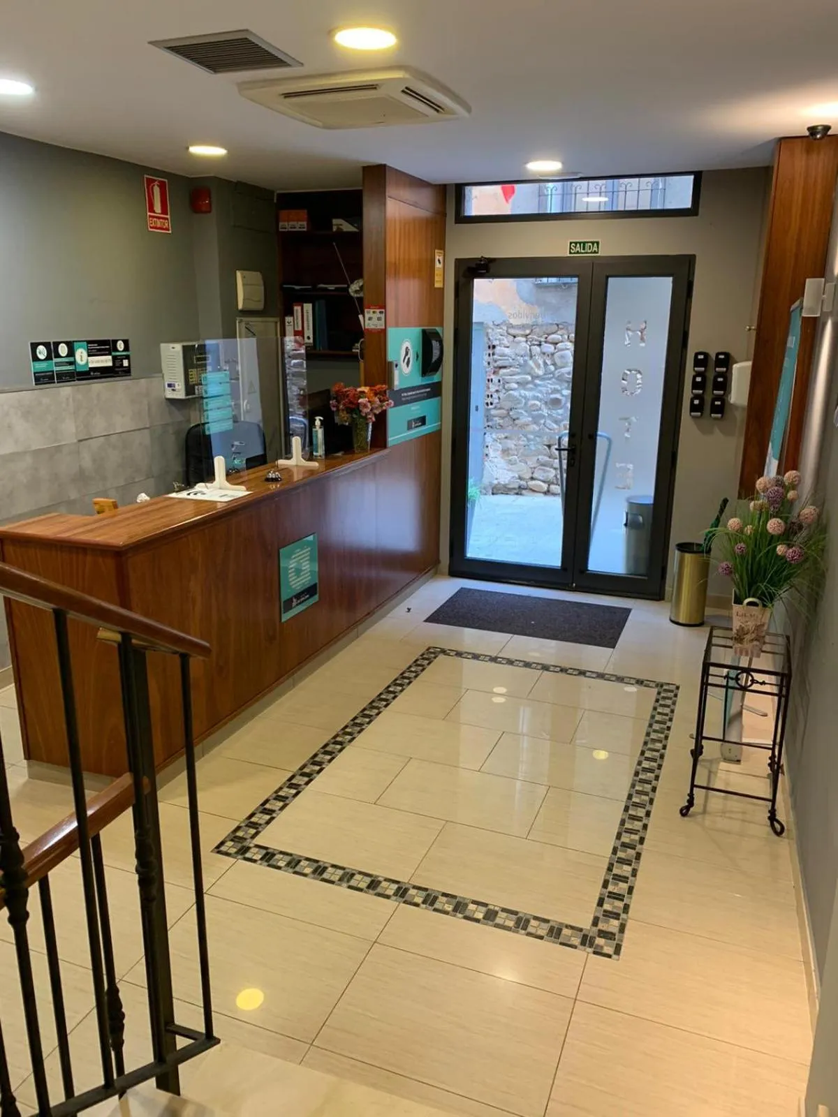 Lobby or reception in Hotel Los Templarios