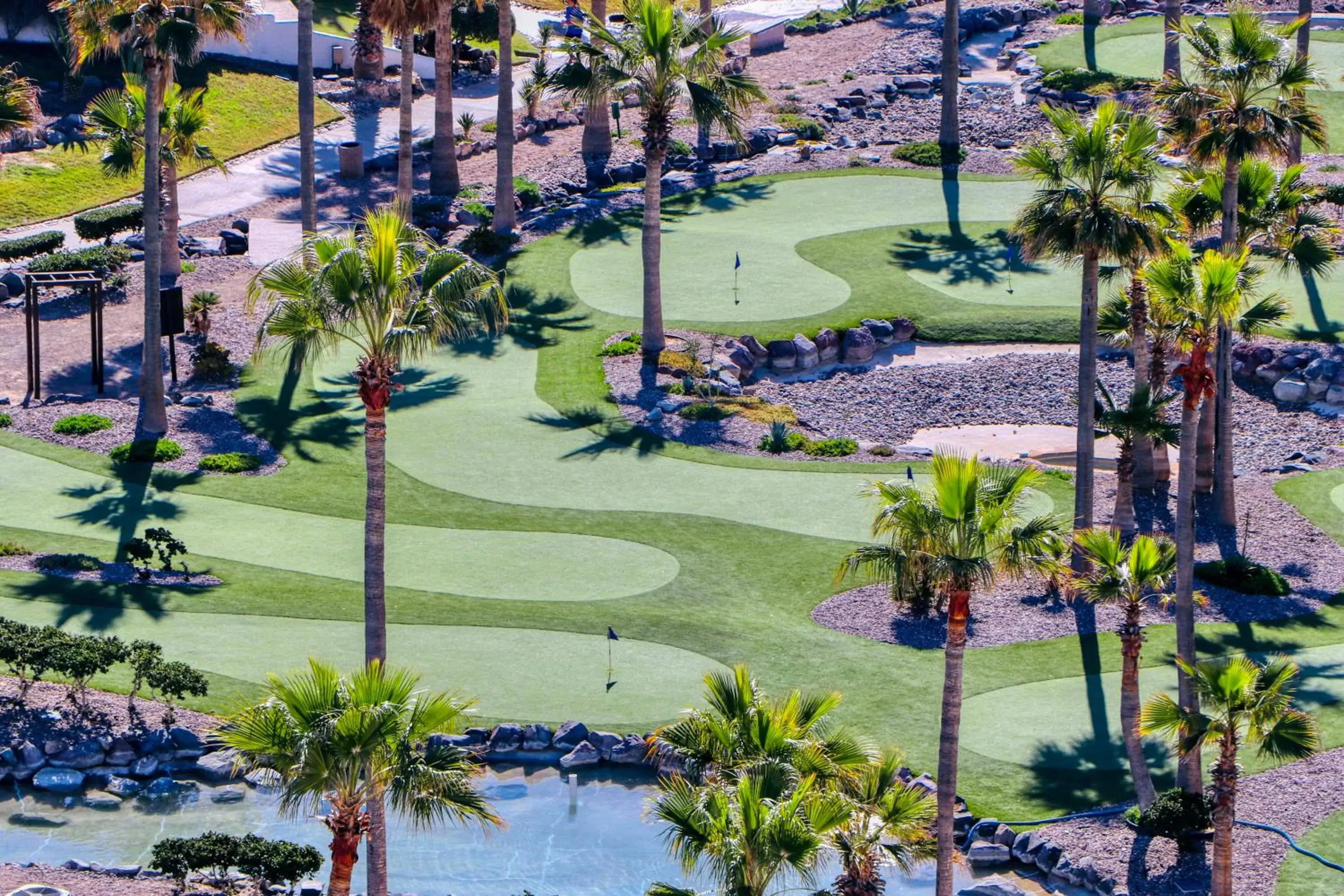 Garden view in Casa Blanca Golf Villas