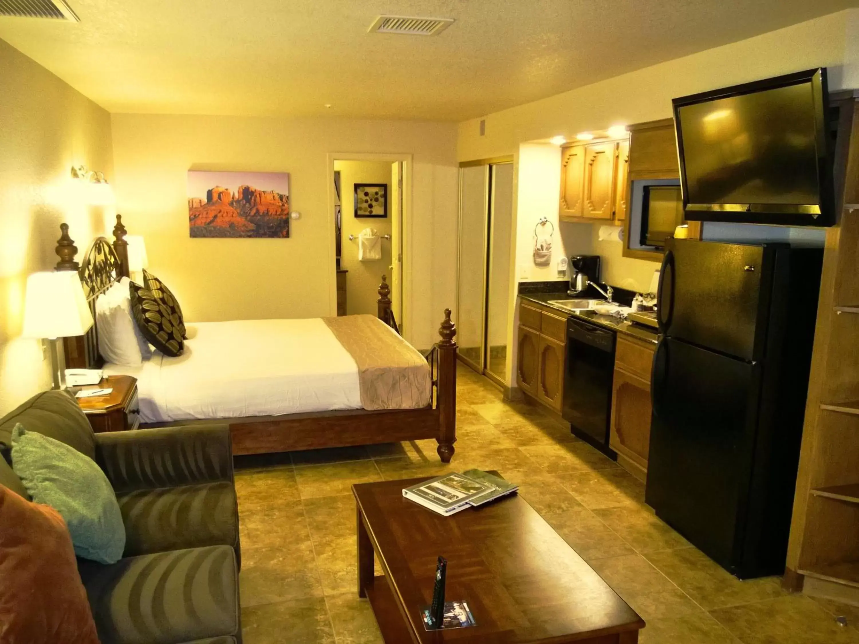 Bed in Sedona Springs Resort, a VRI resort