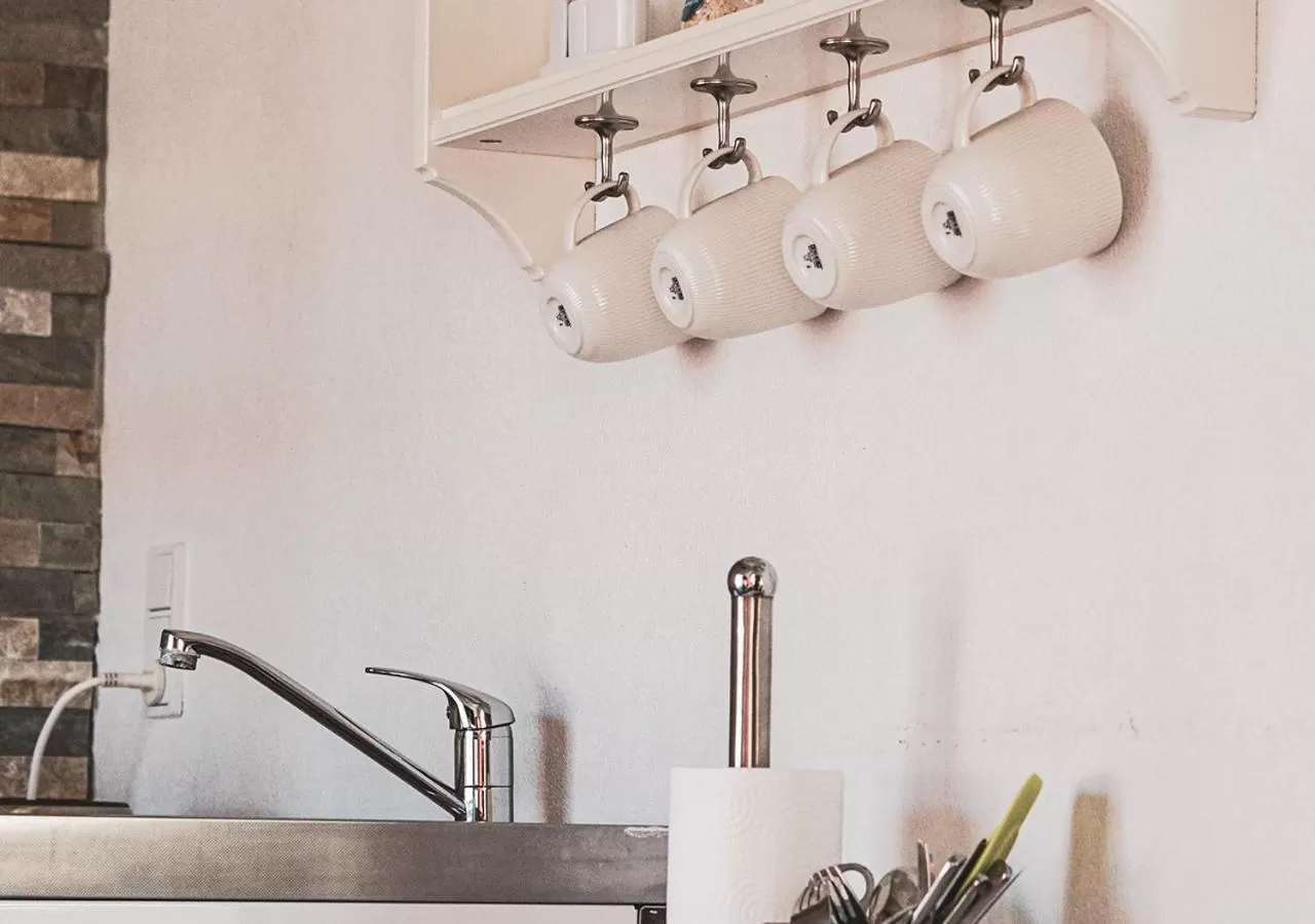 Kitchen or kitchenette in Fladbro Kro