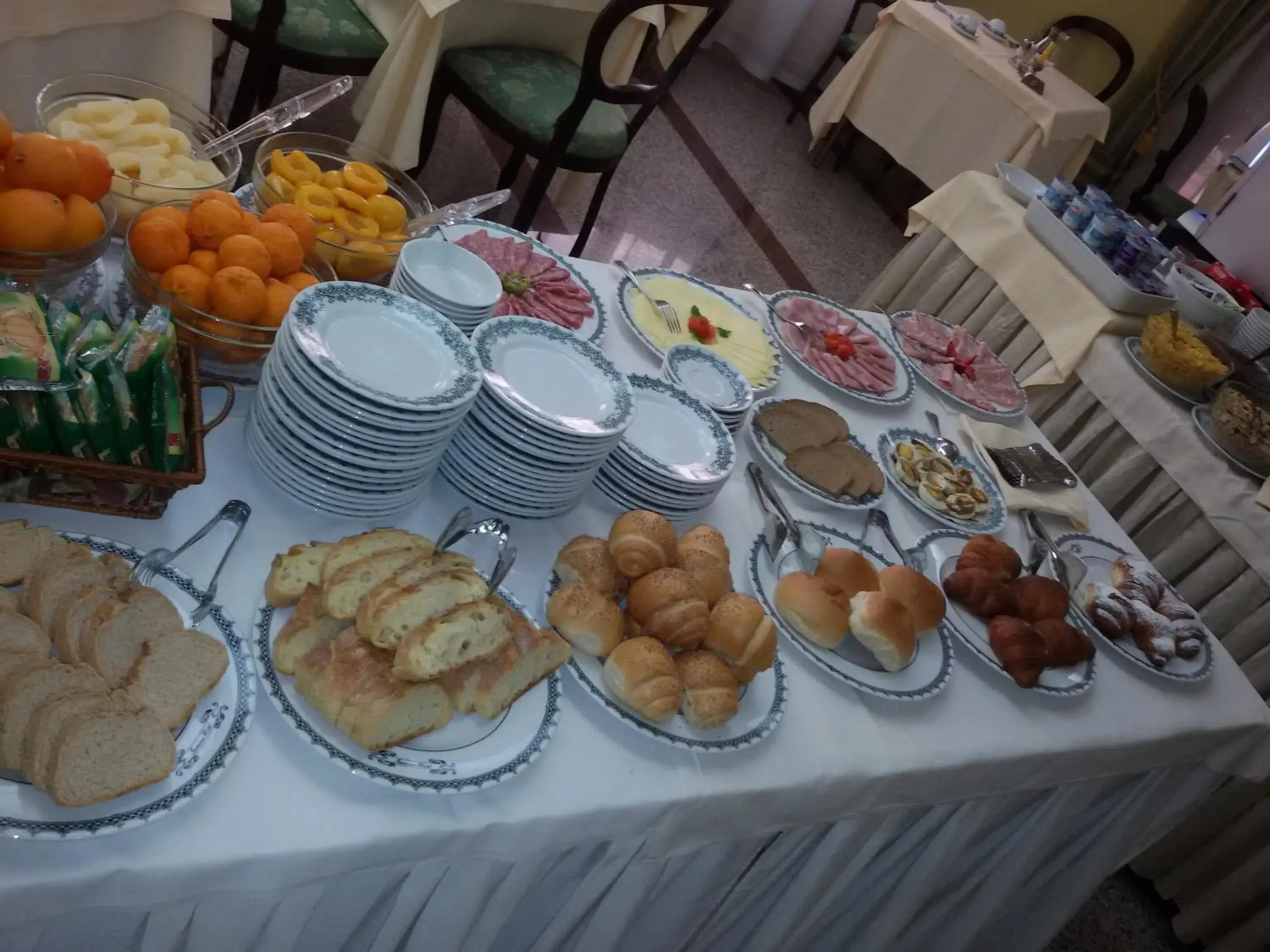 Continental breakfast in Hotel Ipanema