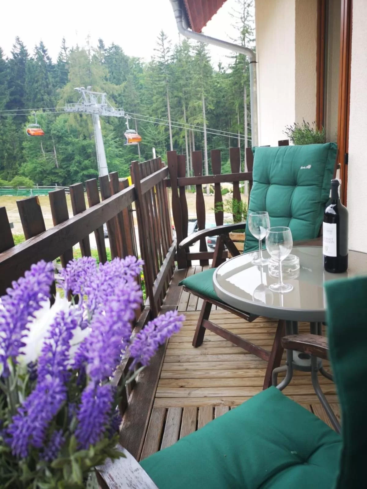 Balcony/Terrace in Safir przy samym WYCIĄGU