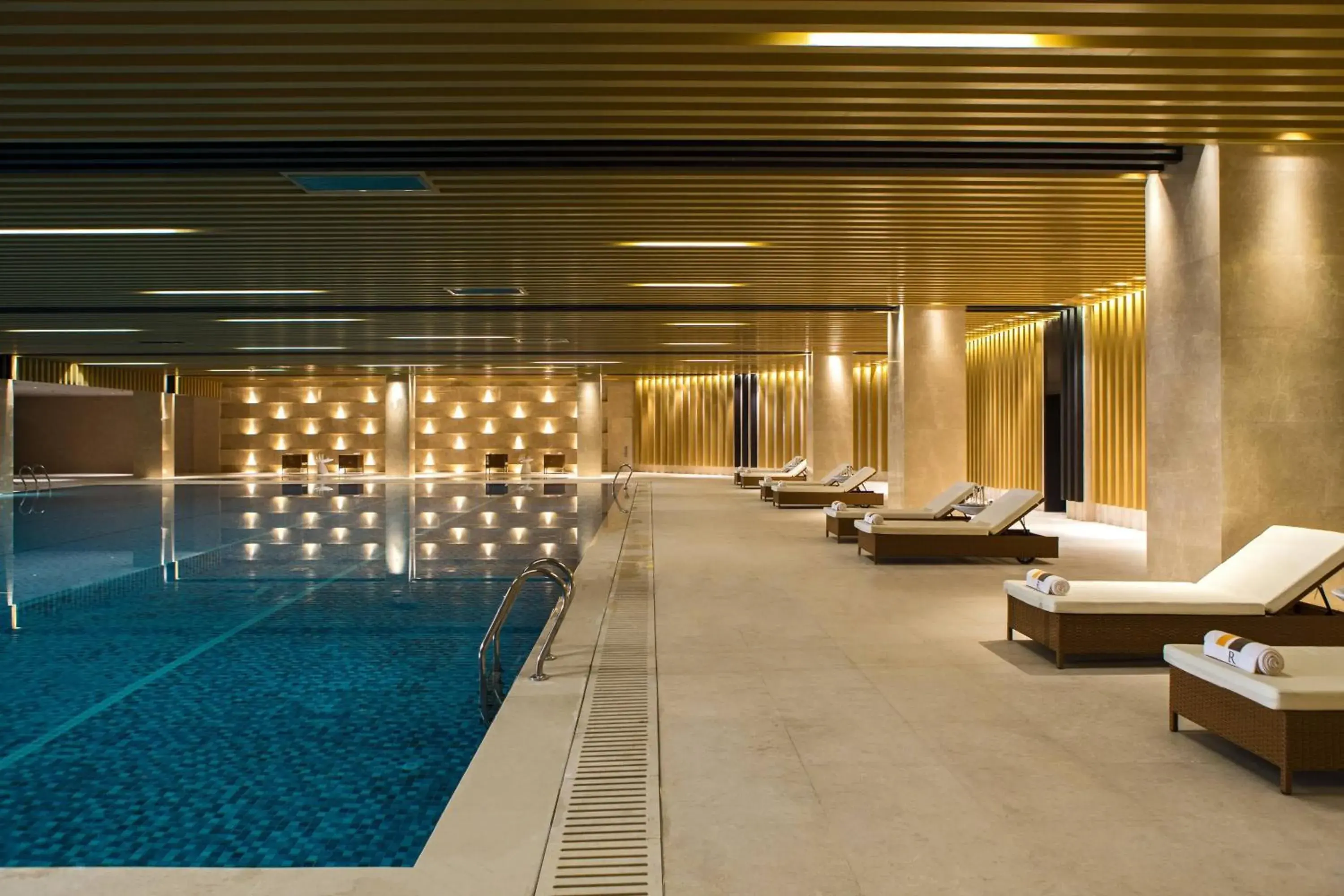 Swimming pool in Renaissance Nanjing Olympic Centre Hotel
