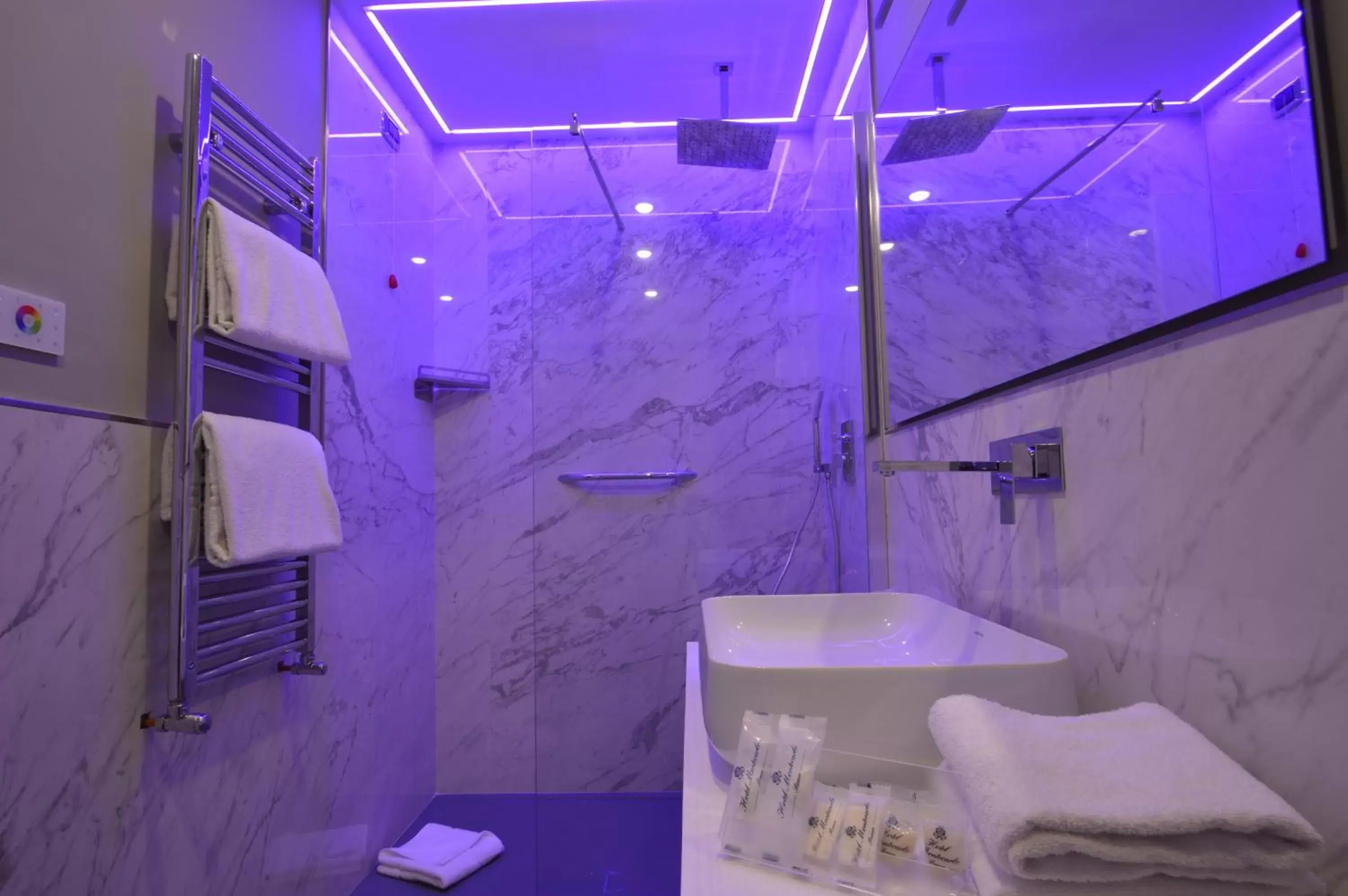 Shower, Bathroom in Hotel Montecarlo