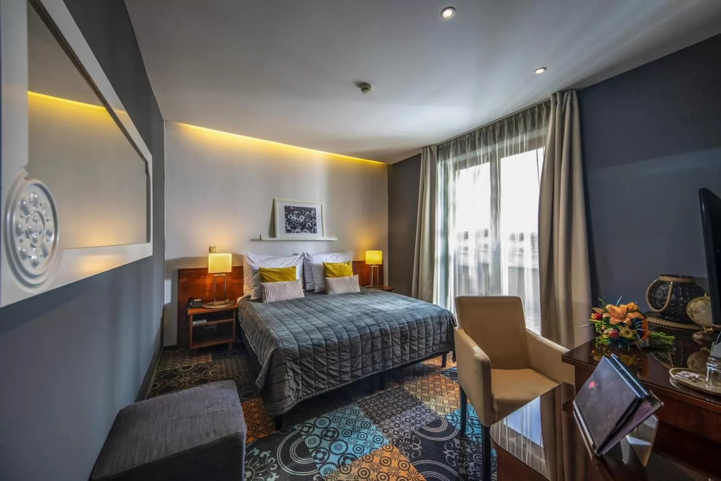 Photo of the whole room, Bed in Budapest Airport Hotel Stáció Wellness & Konferencia