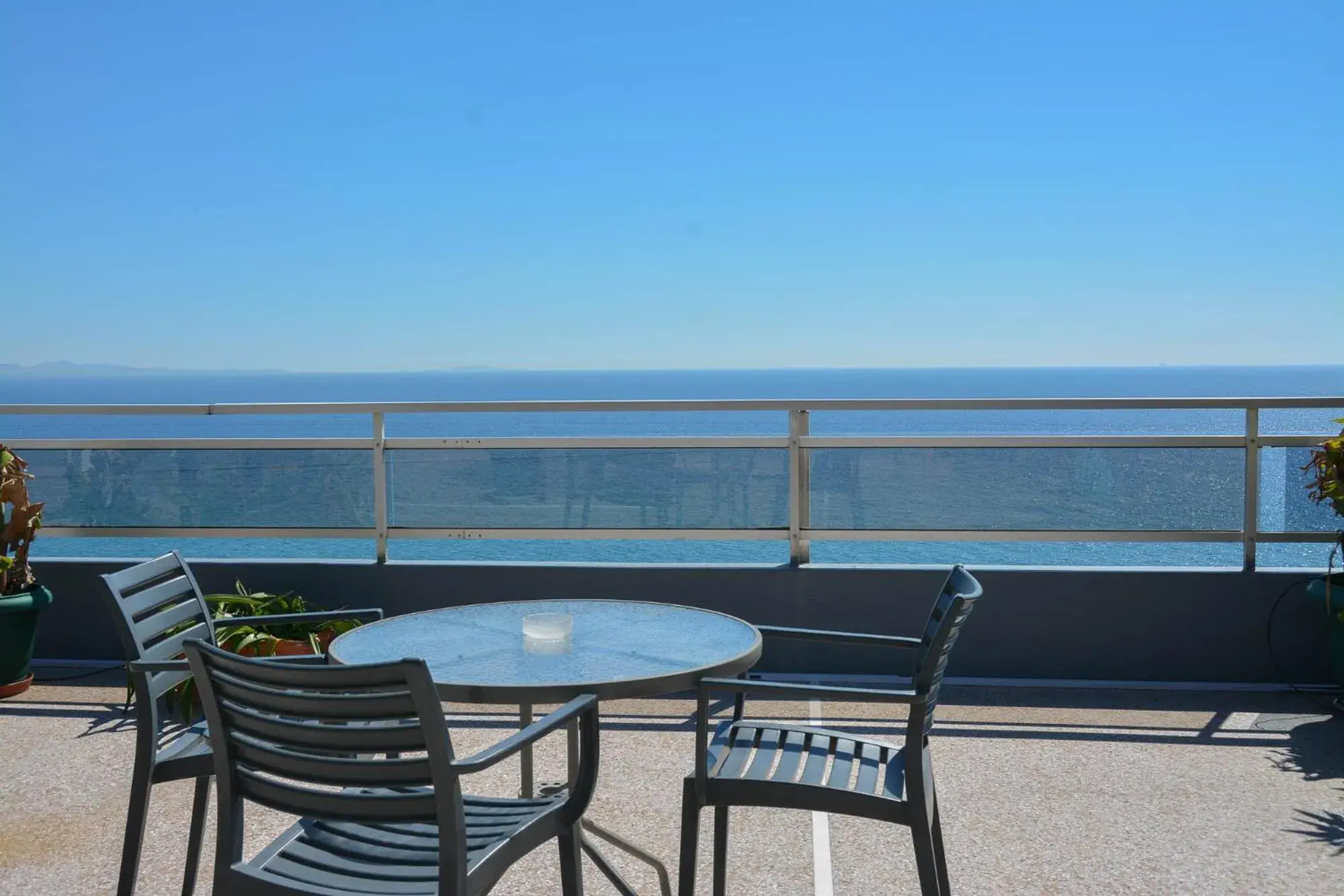 Balcony/Terrace in Scorpios Sea Side Hotel