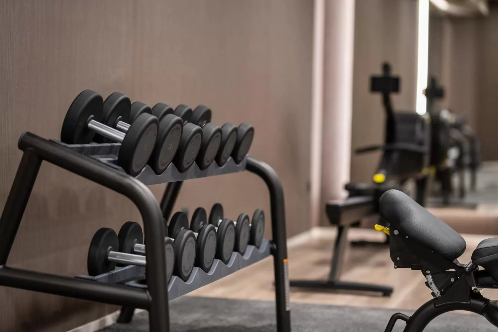 Fitness centre/facilities in Hotel LIVVO Lumm