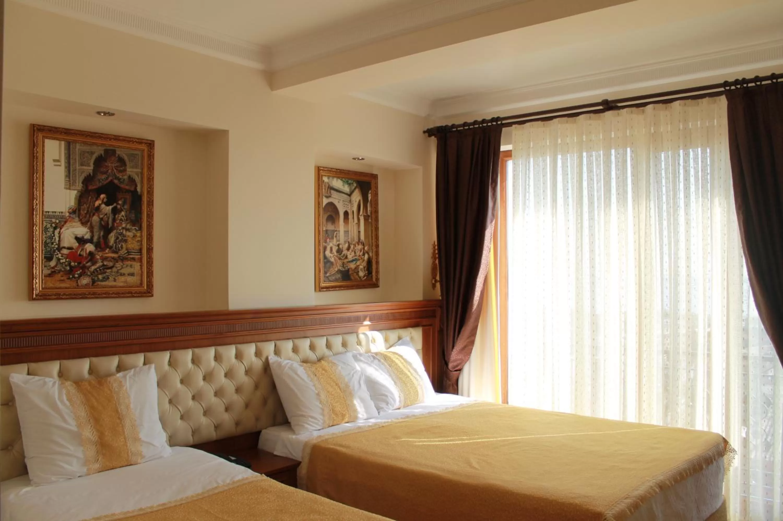 Bed in Blue Istanbul Hotel