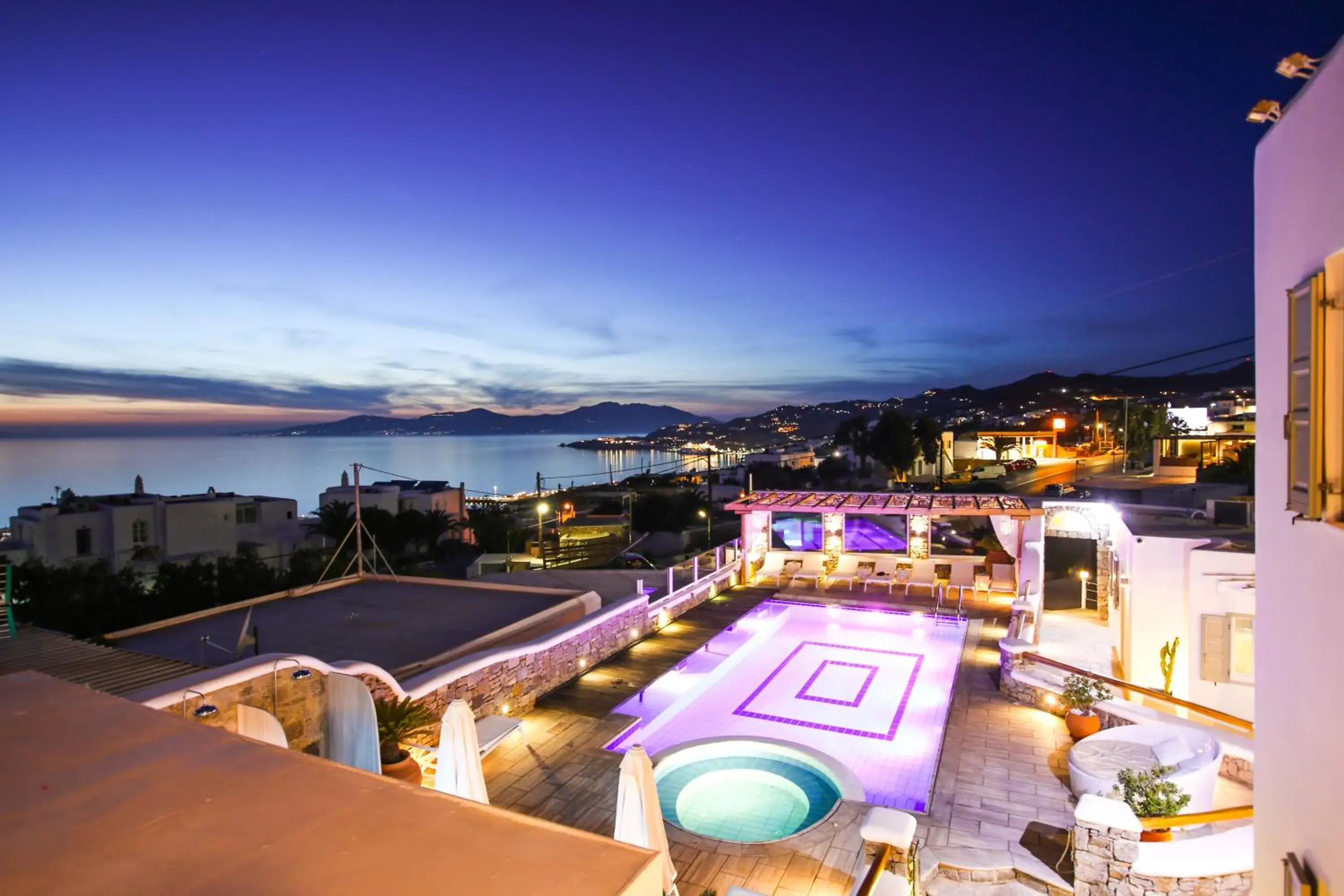 Swimming pool, Pool View in Damianos Mykonos Hotel