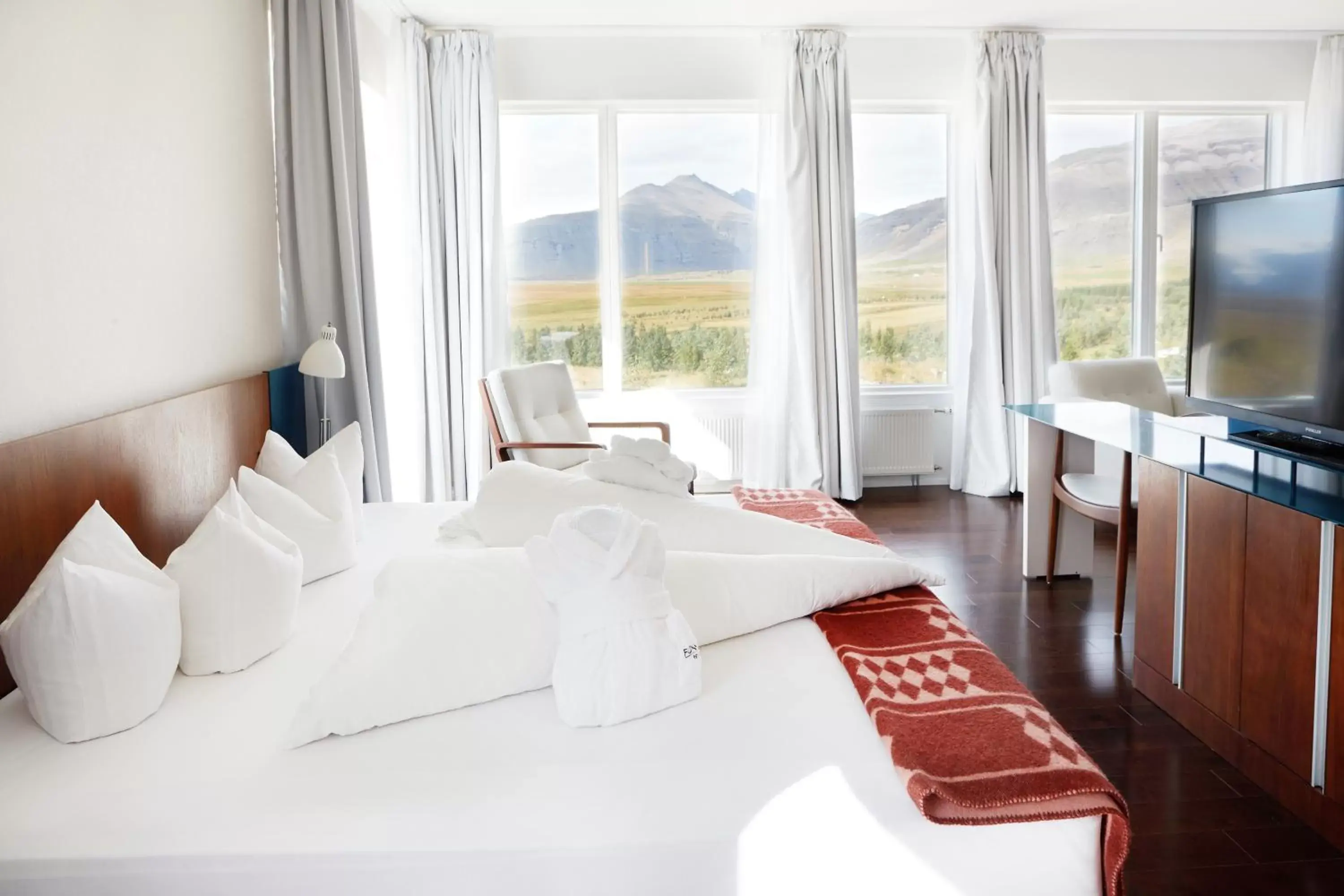 Bedroom, Bed in Fosshótel Vatnajökull