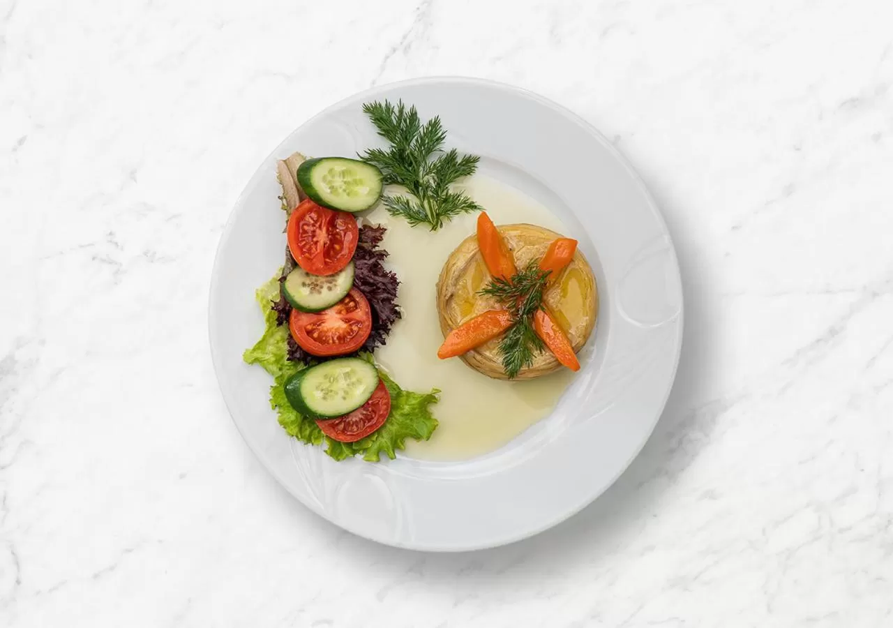 Food close-up in Alzer Hotel Special Class