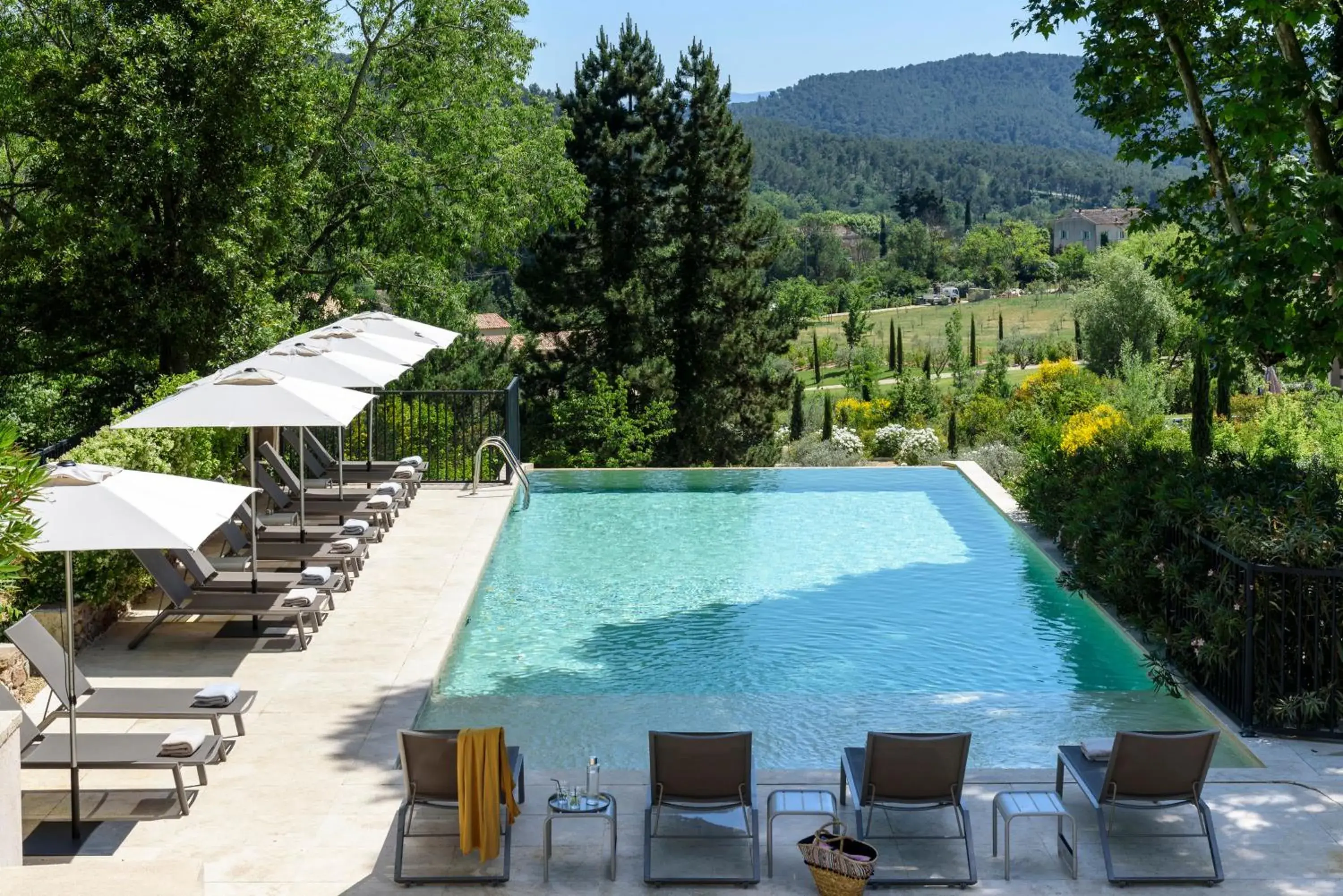 Garden, Pool View in Les Lodges Sainte-Victoire Hotel & Spa