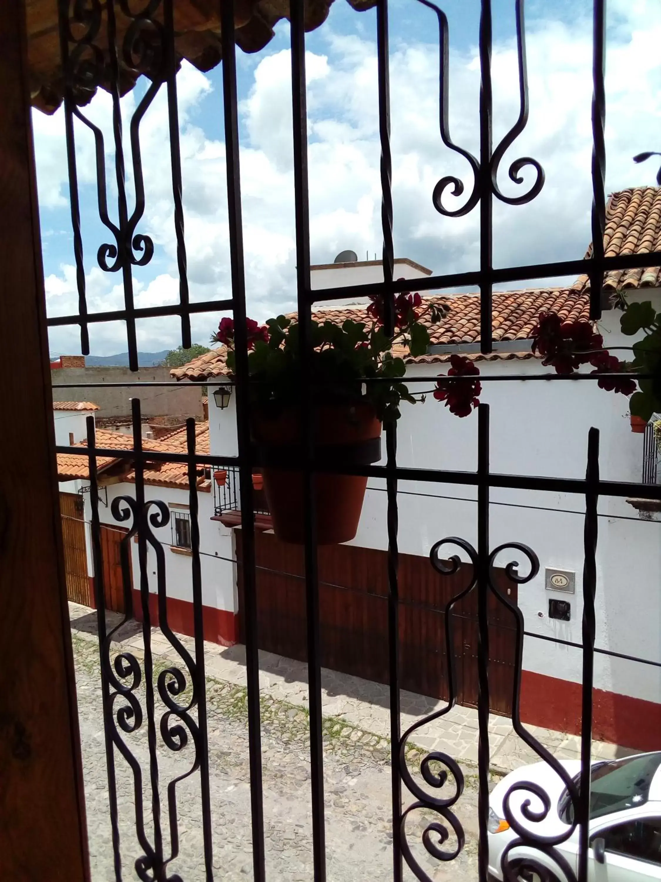 Street view in Las Margaritas Hotel Posada