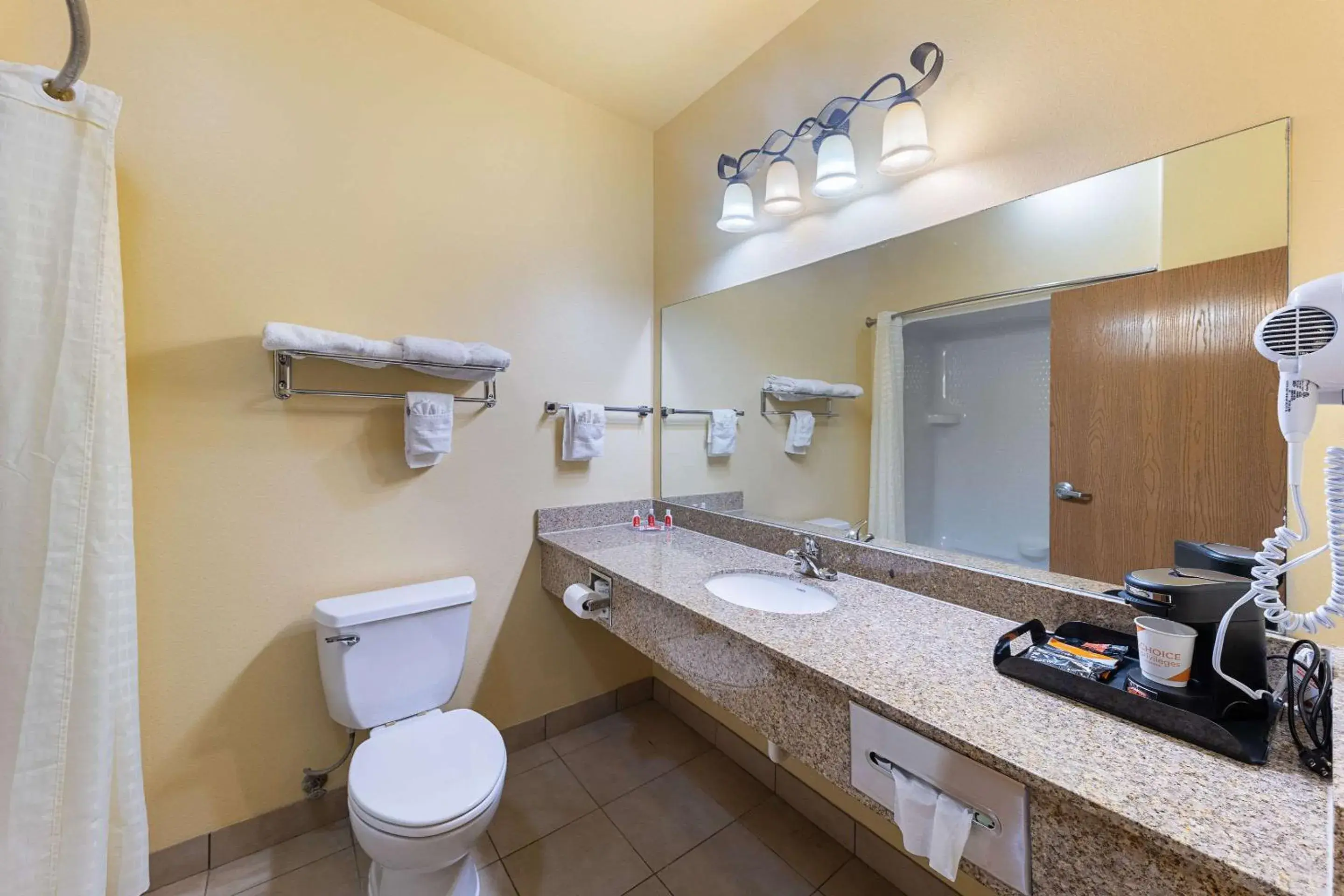 Bathroom in Econo Lodge Inn & Suites