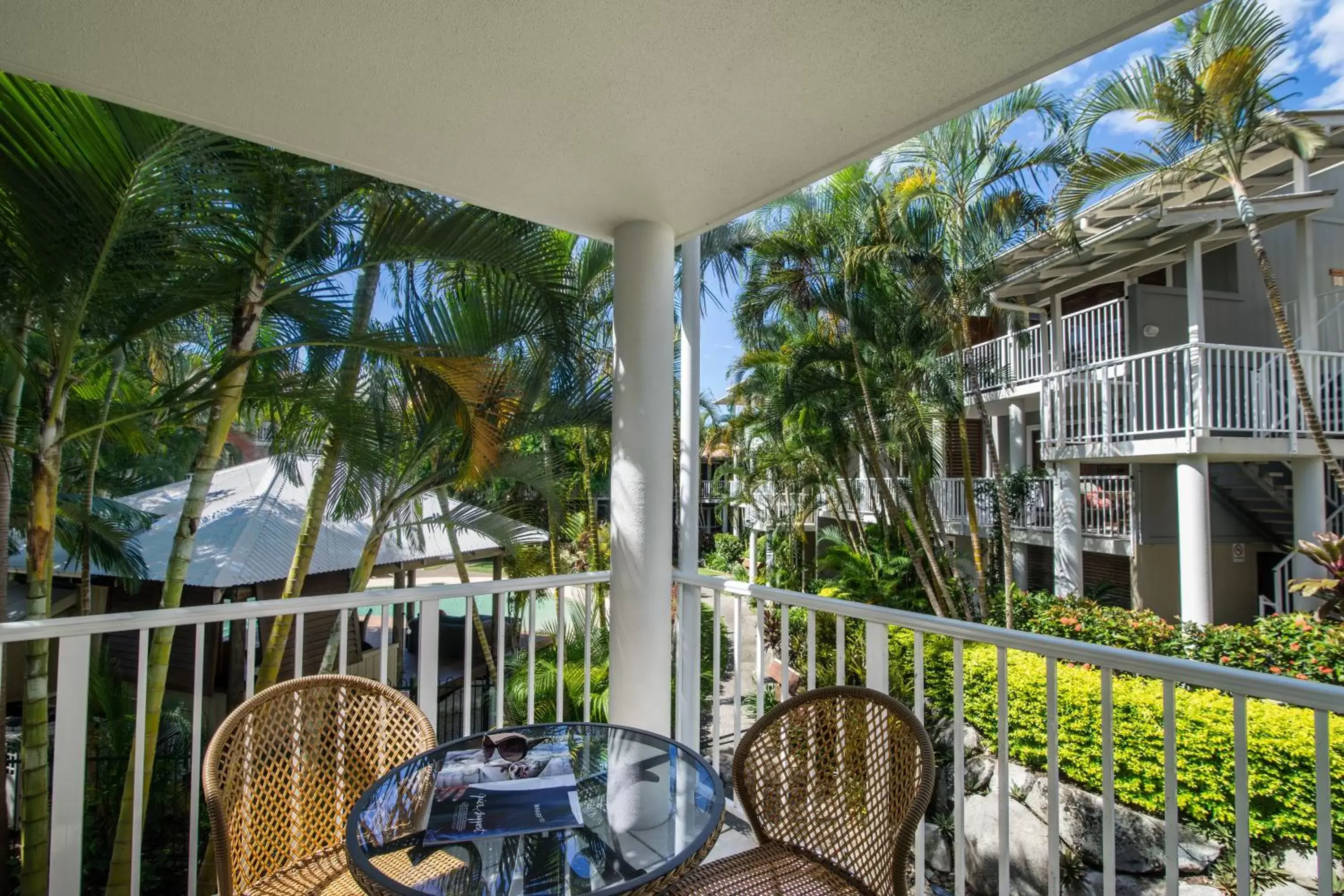 Patio, Balcony/Terrace in South Pacific Resort & Spa Noosa