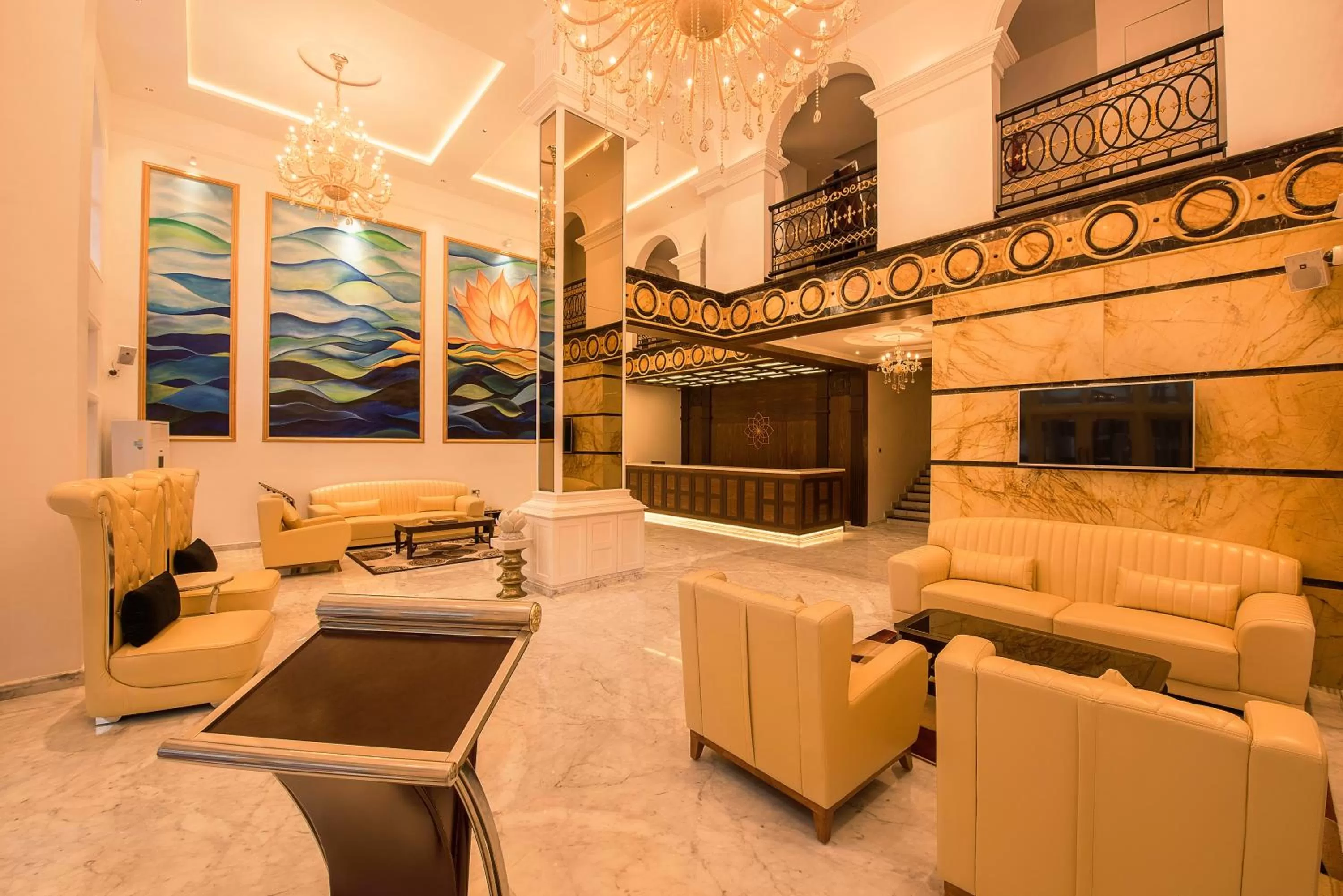 Lobby or reception in White Lotus Hotel