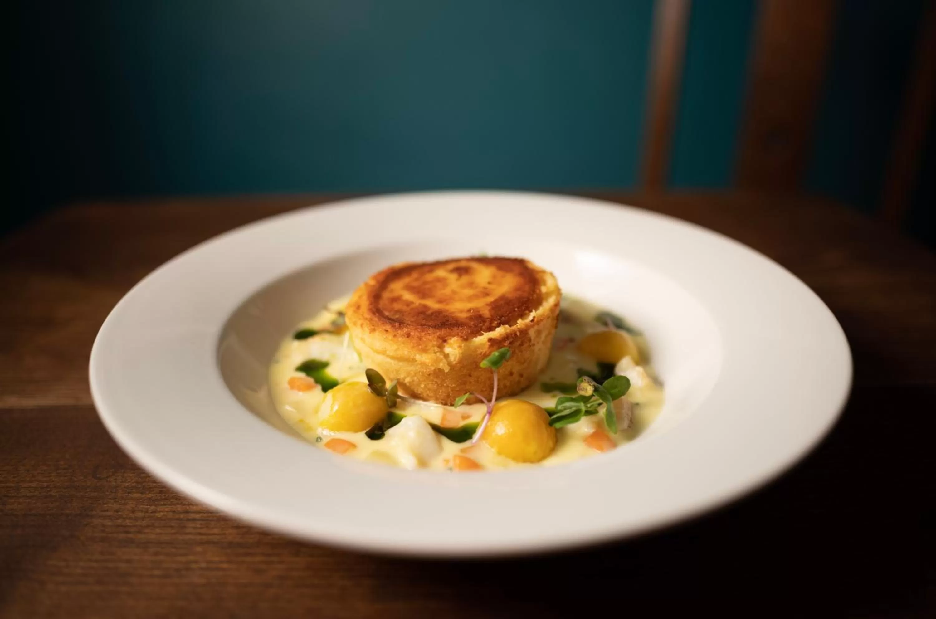 Food close-up in The Greyhound Inn