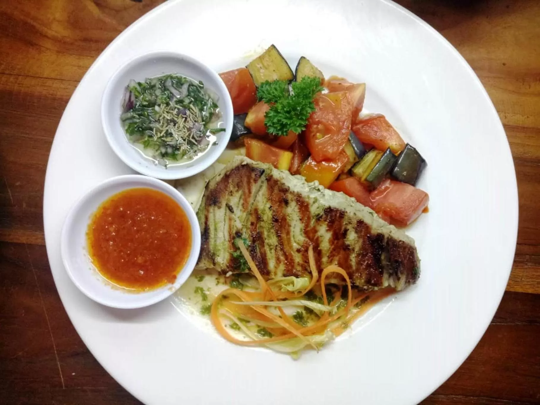 Food in Pemedal Beach Resort