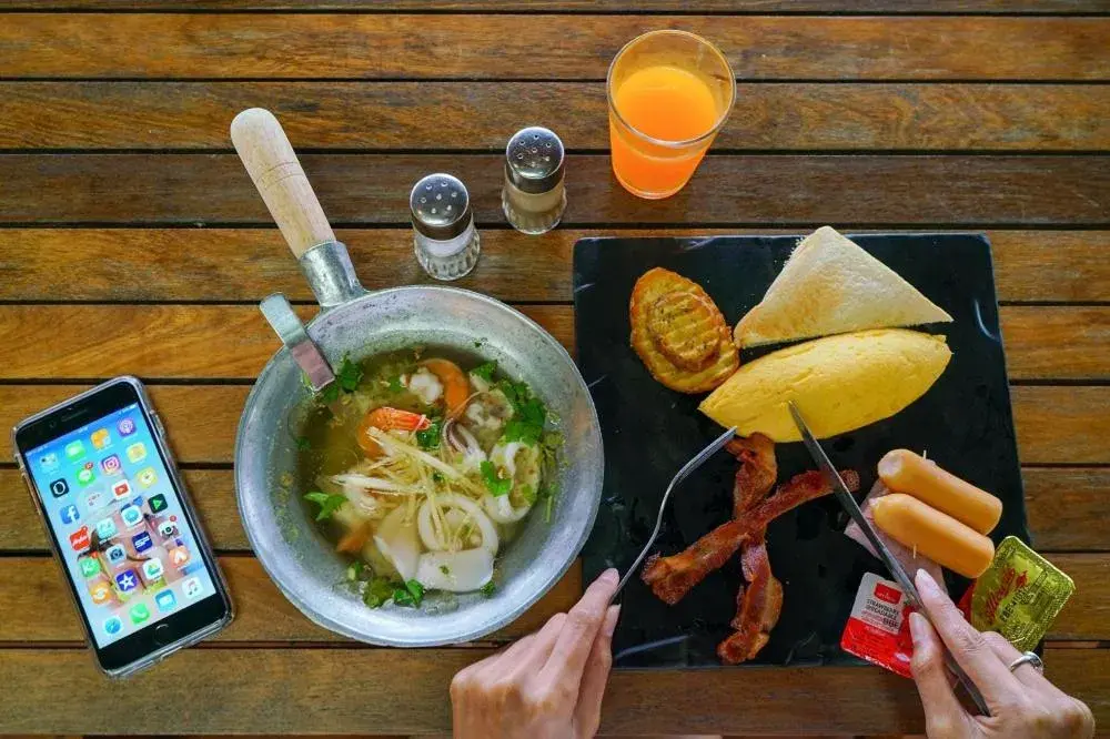 Breakfast in Koh Munnork Private Island Breakfast in Koh Munnork Private Island