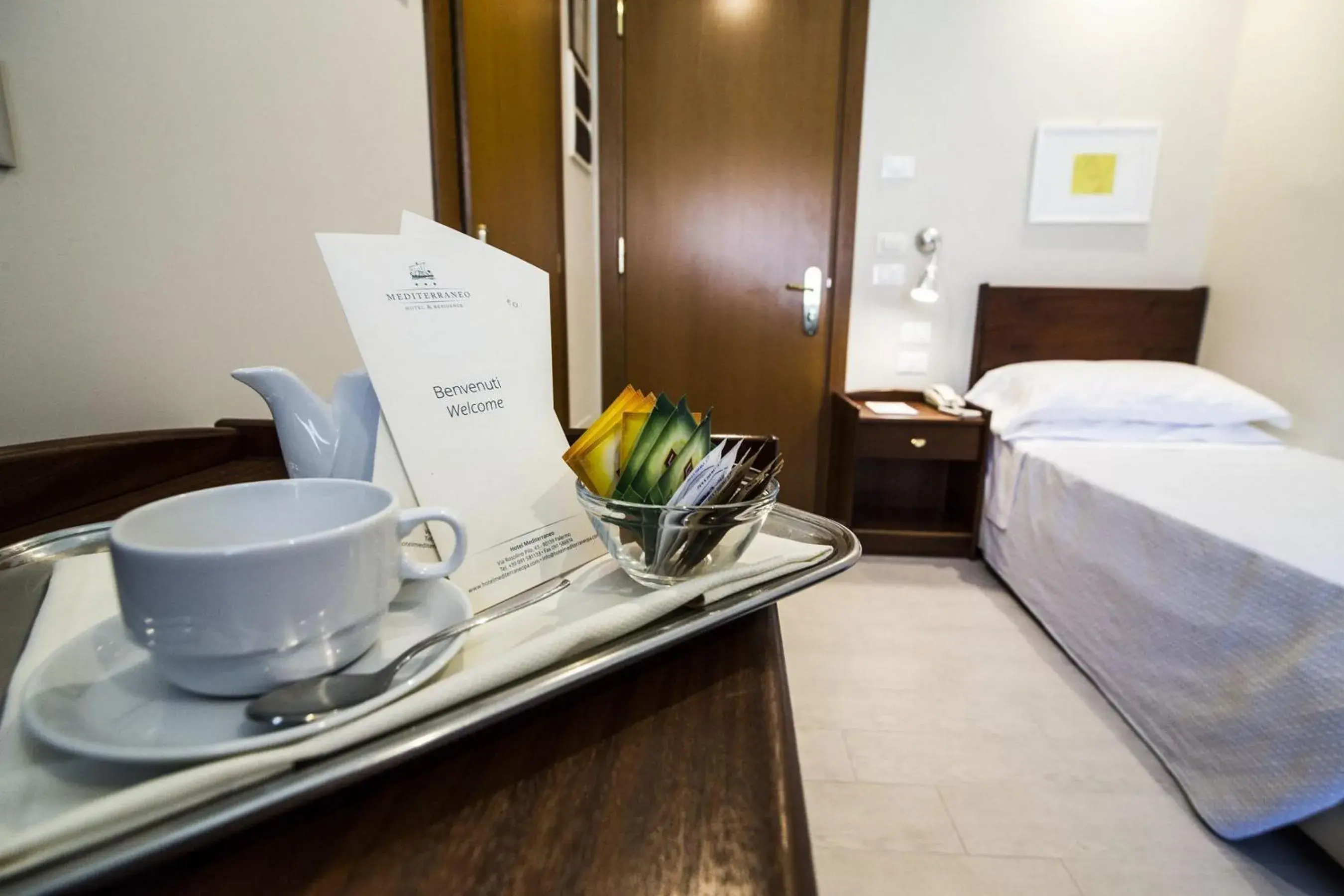 Single Room in Hotel Mediterraneo