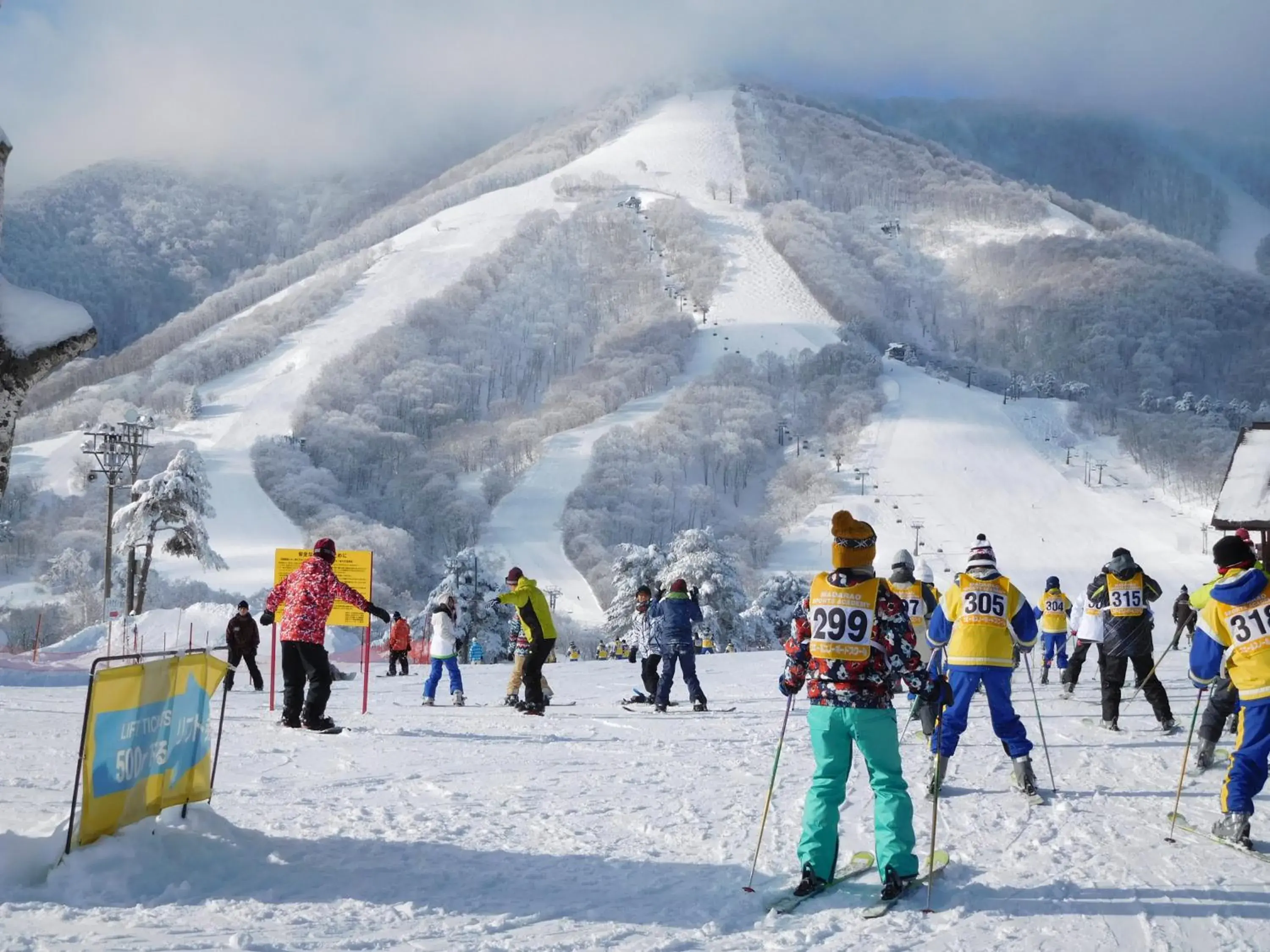 Skiing in Madarao Elm Pension